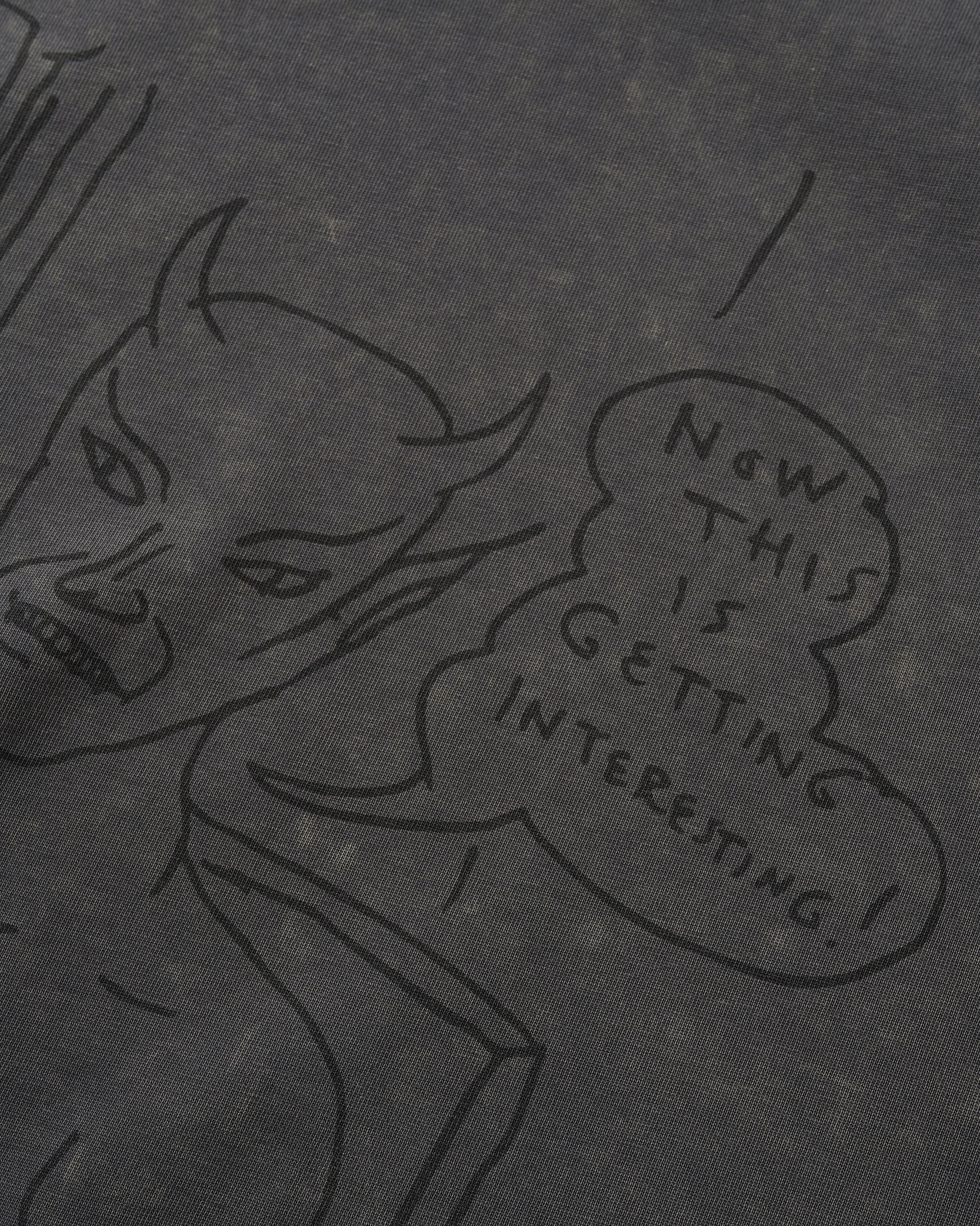Satan Tee, Black Acid Wash - Image 3