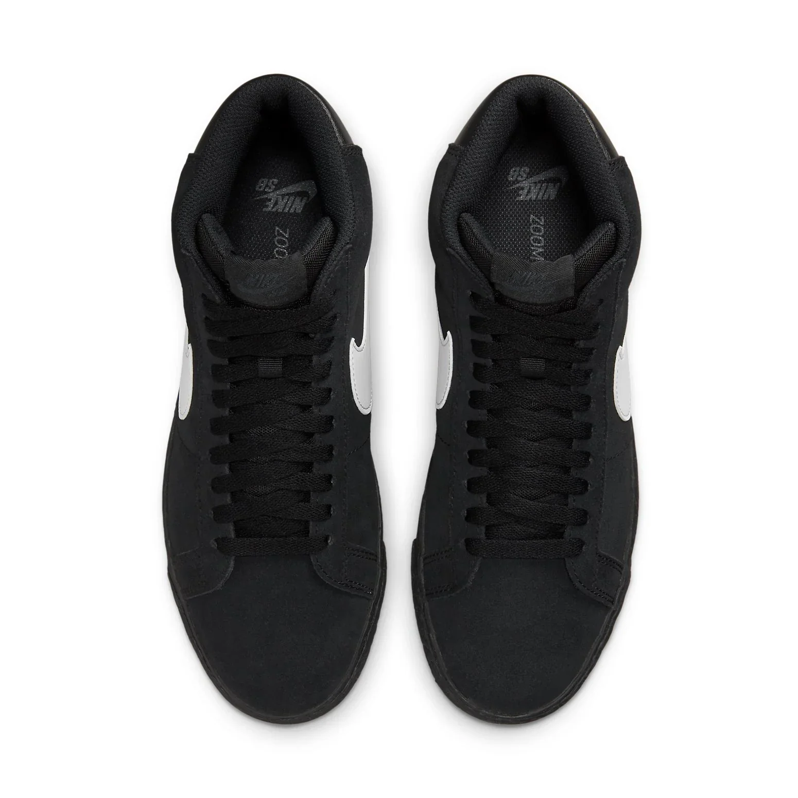 SB Zoom Blazer Mid, Black / White - Image 3