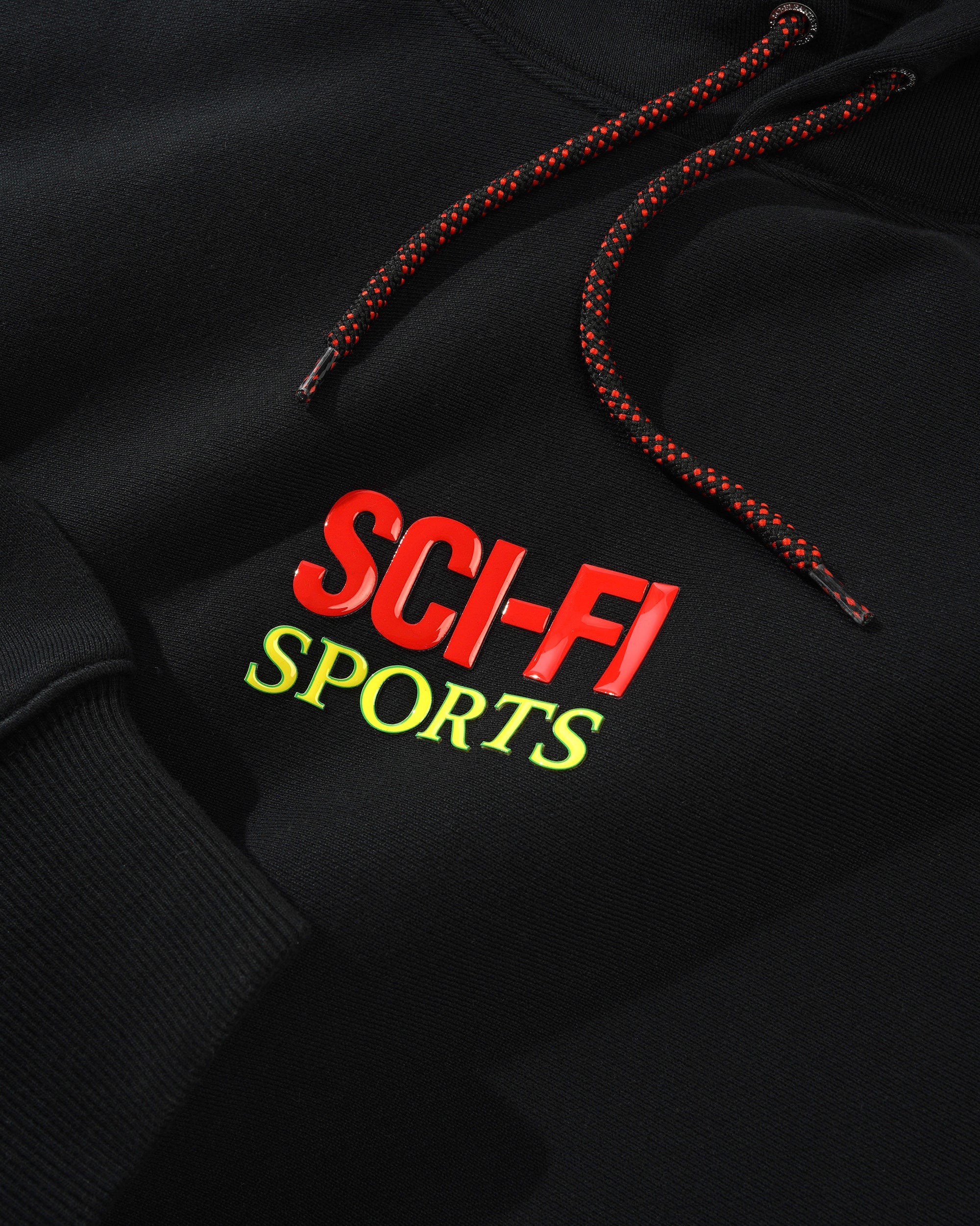 Sci-Fi Sports Pullover Hood, Black - Image 2