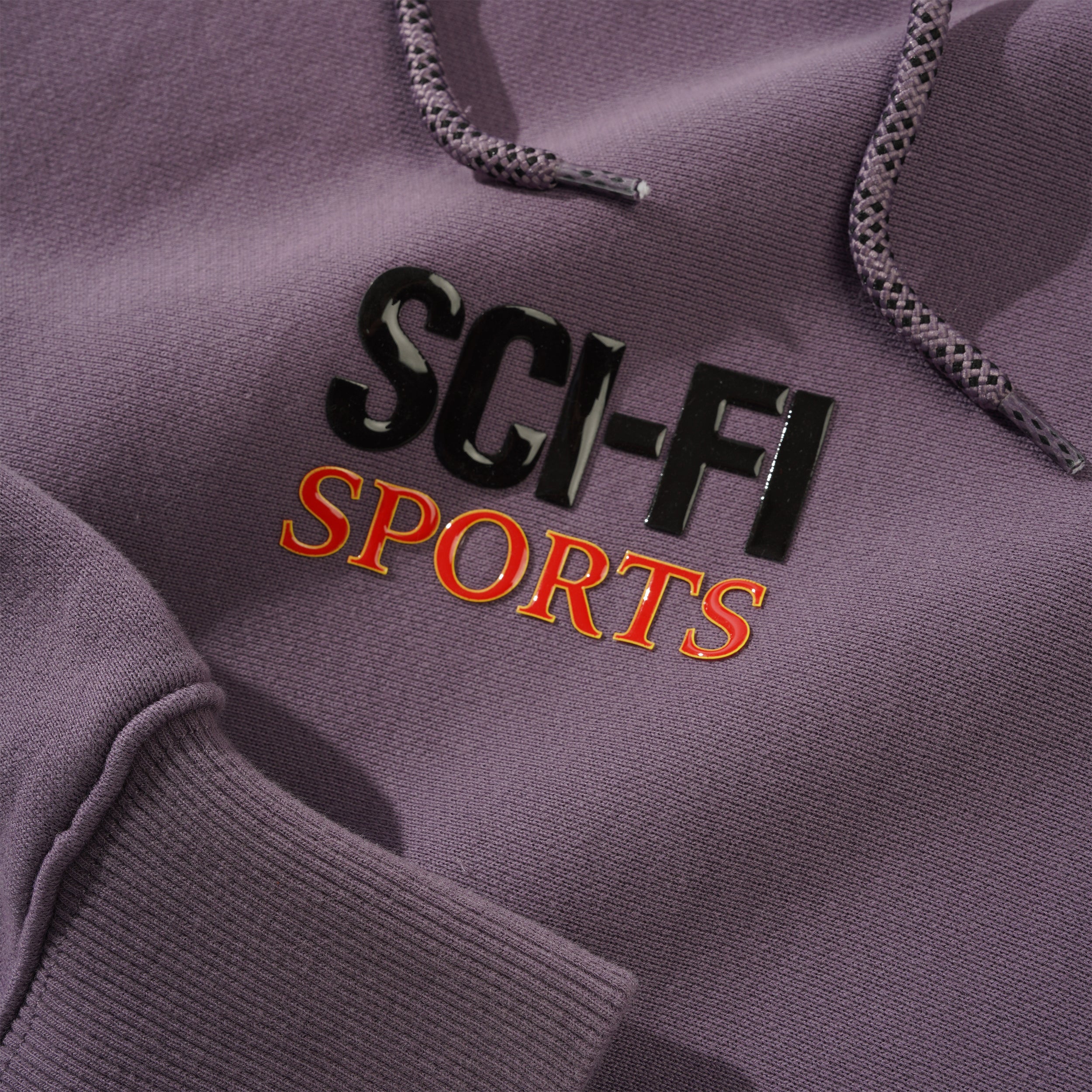 Sci-Fi Sports Pullover Hood, Purple - Image 3