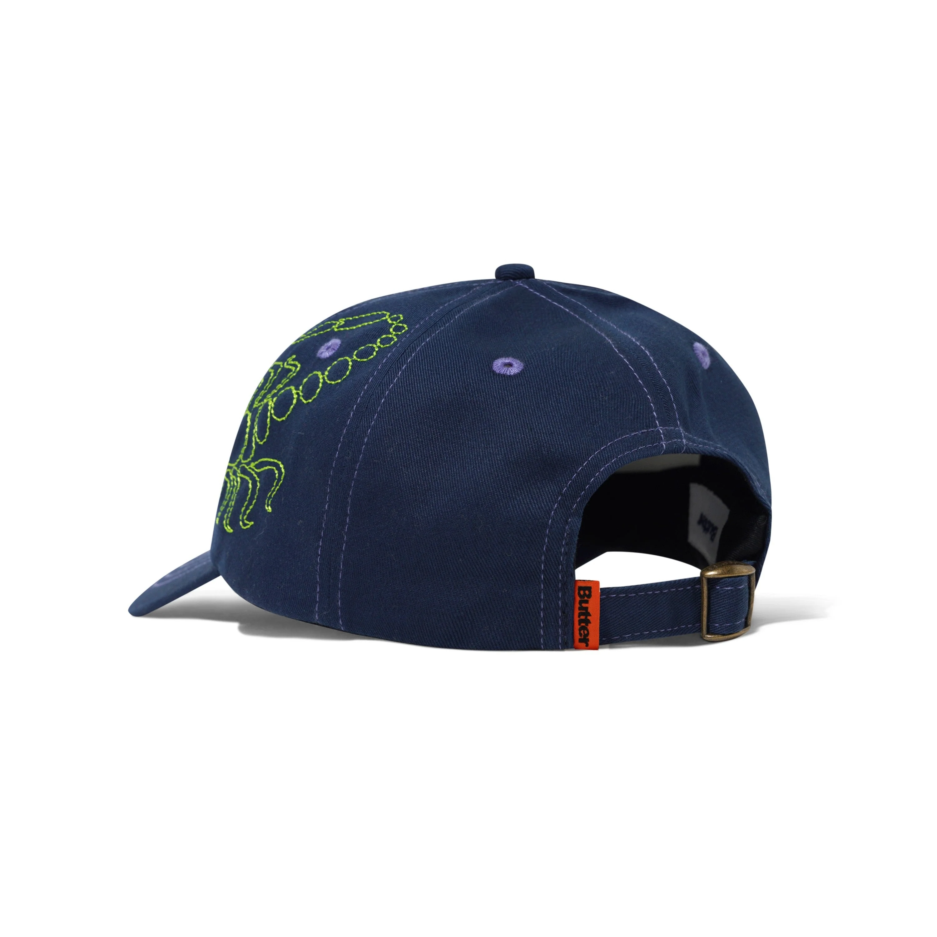 Scorpion 6 Panel Cap, Navy - Image 2