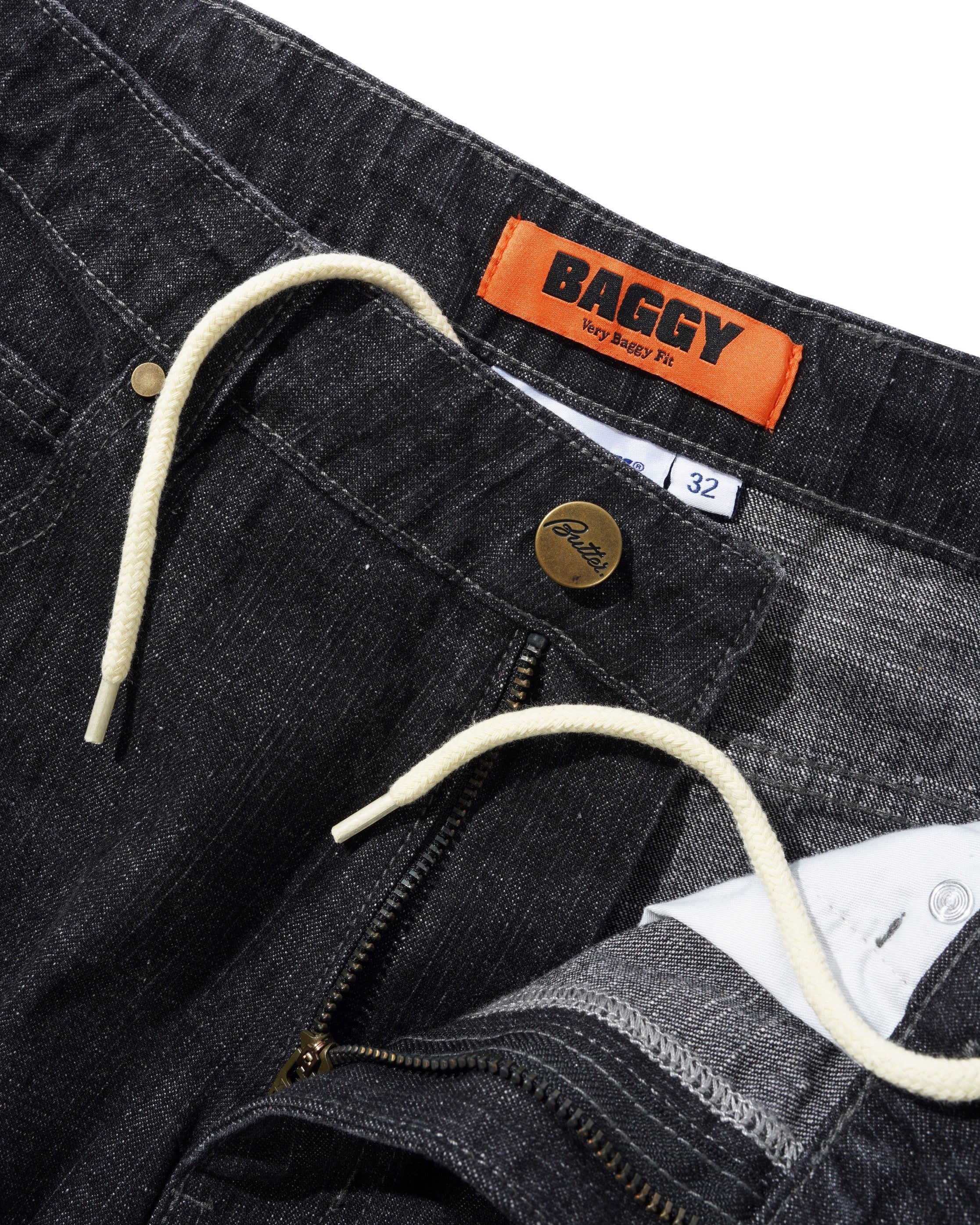 Scorpion Stitch Denim Jeans, Slub Black - Image 5