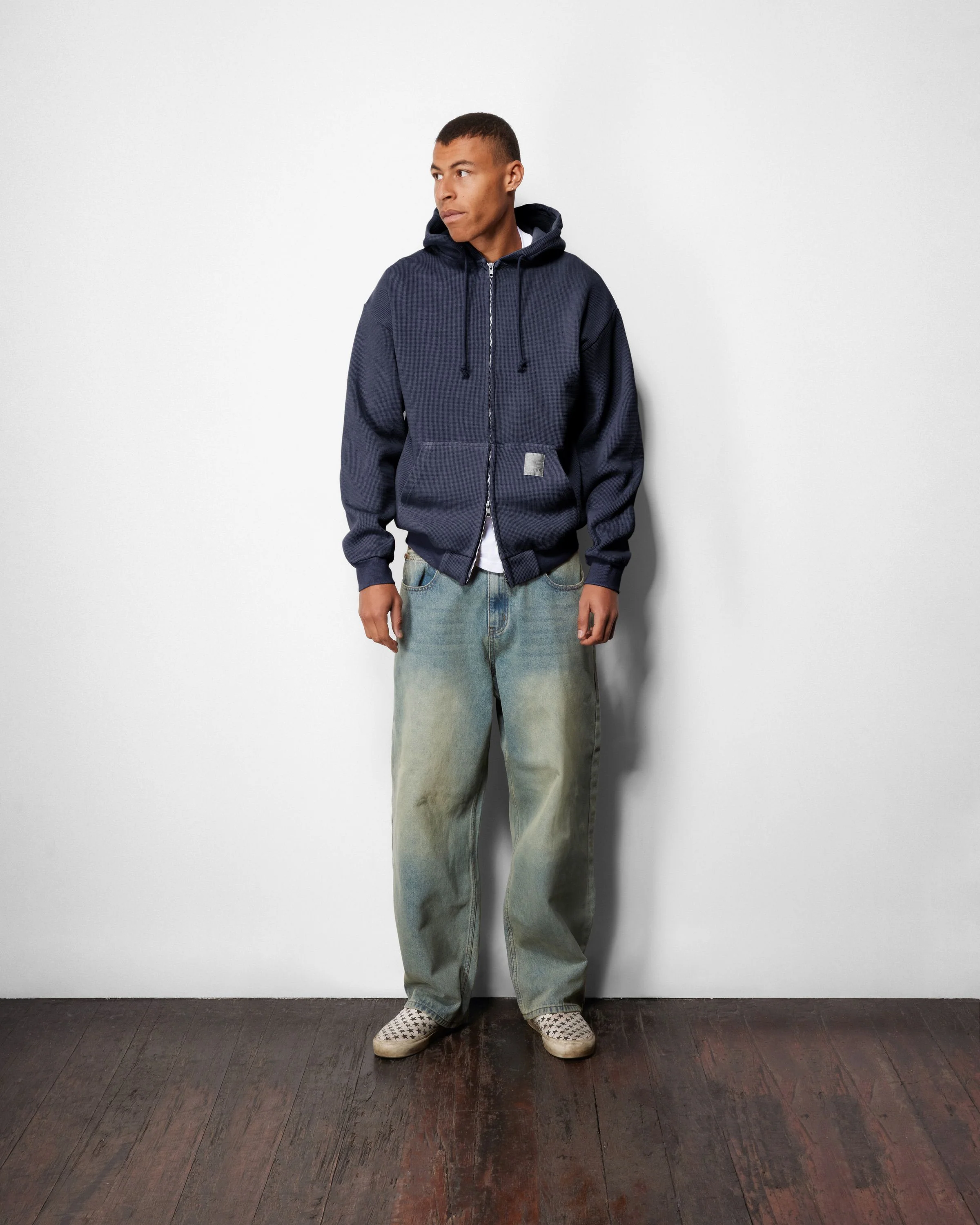 Scorpion Stitch Denim Jeans, Slub Black - Image 7
