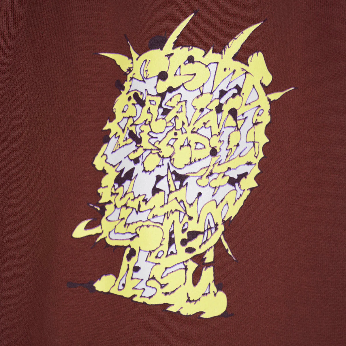 Scrambled Sweatpant, Maroon - Image 3