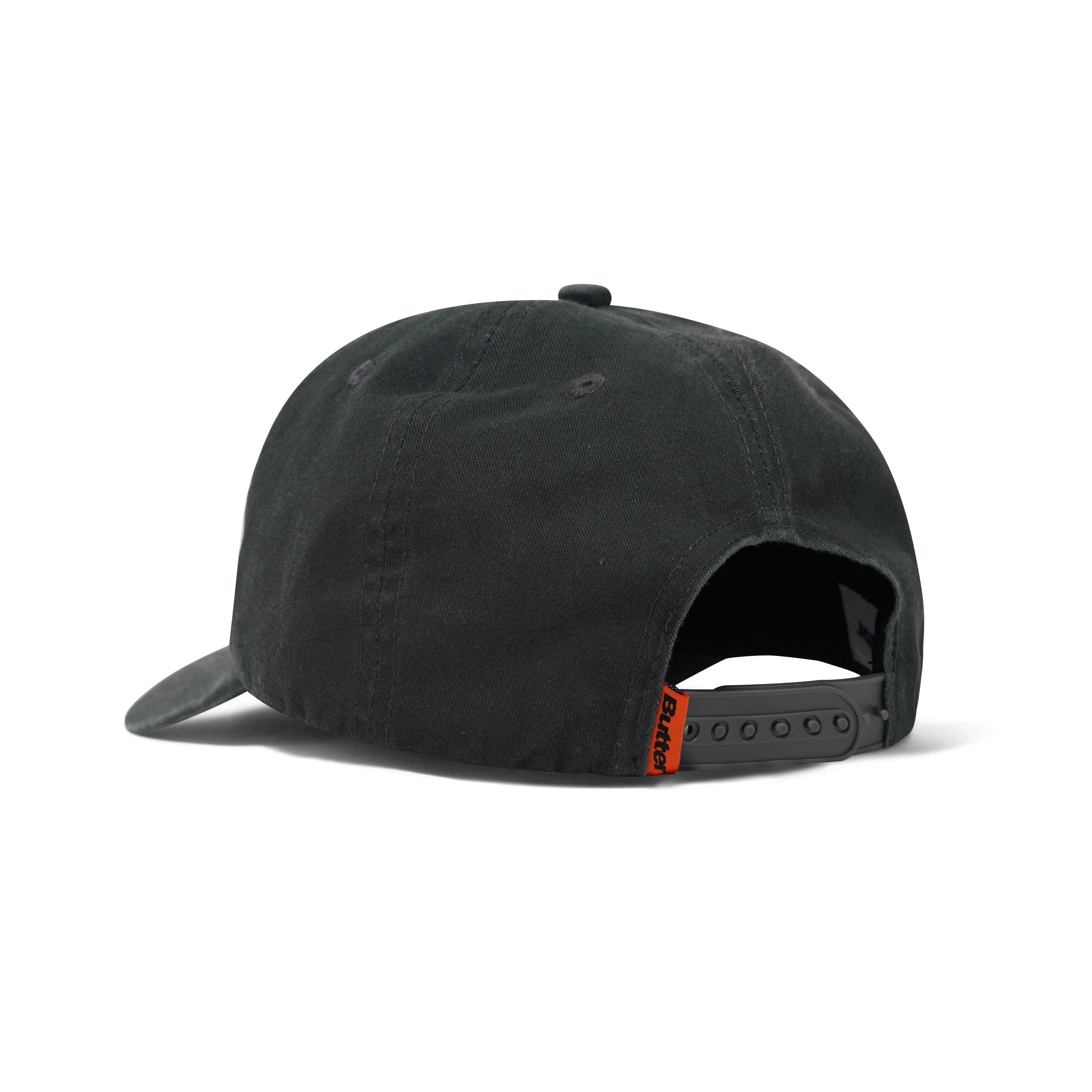Scrawling 5 Panel Cap, Washed Black - Image 2