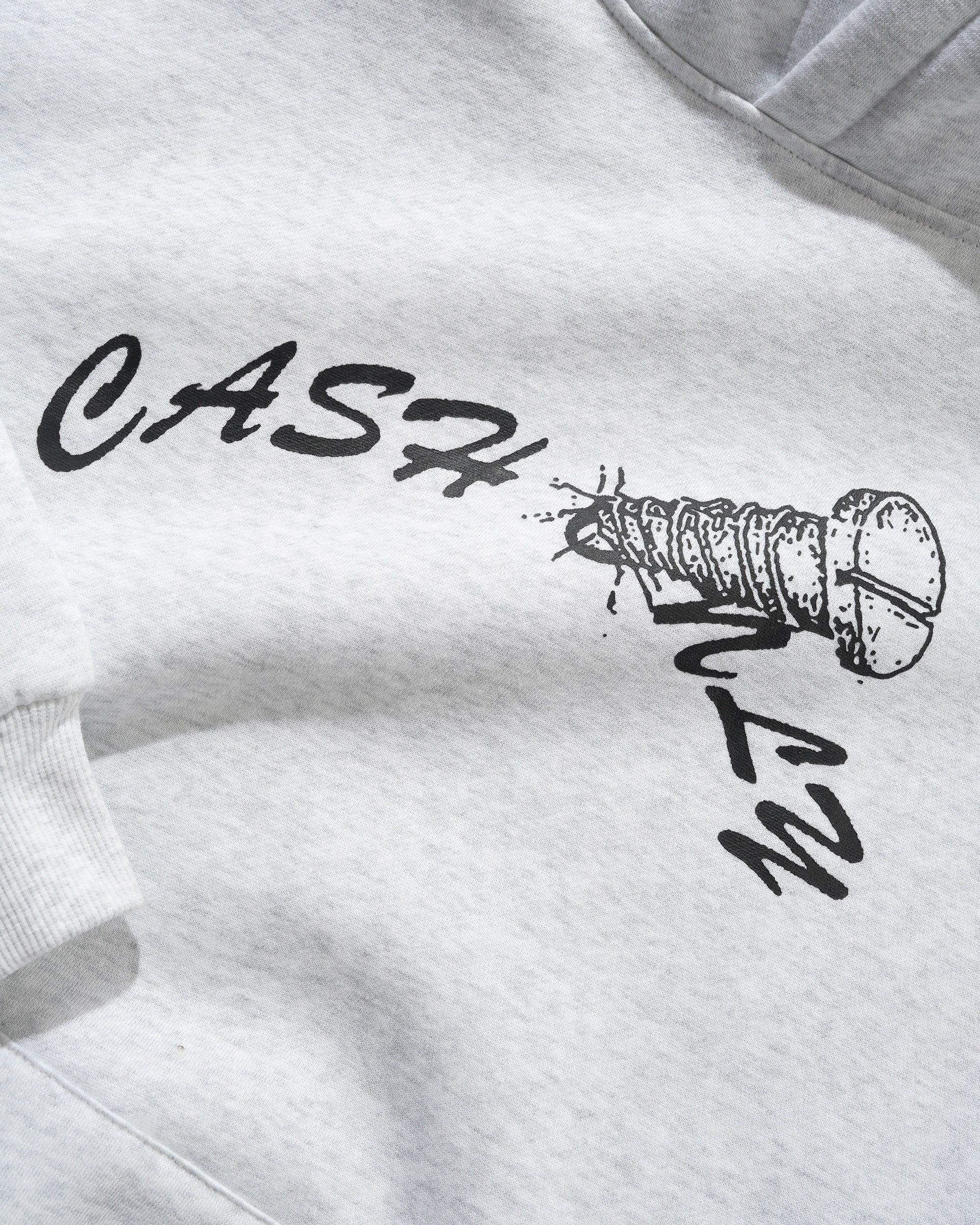Screw Logo Pullover Hood, Ash - Image 2
