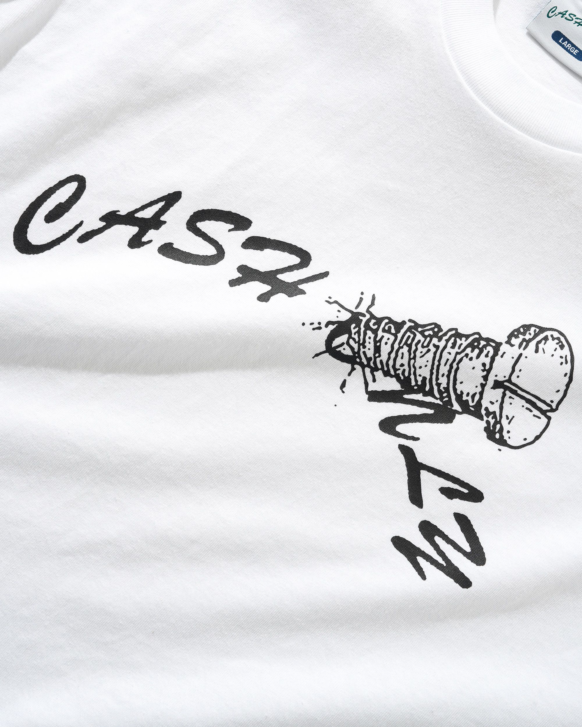 Screw Logo Tee, White - Image 2