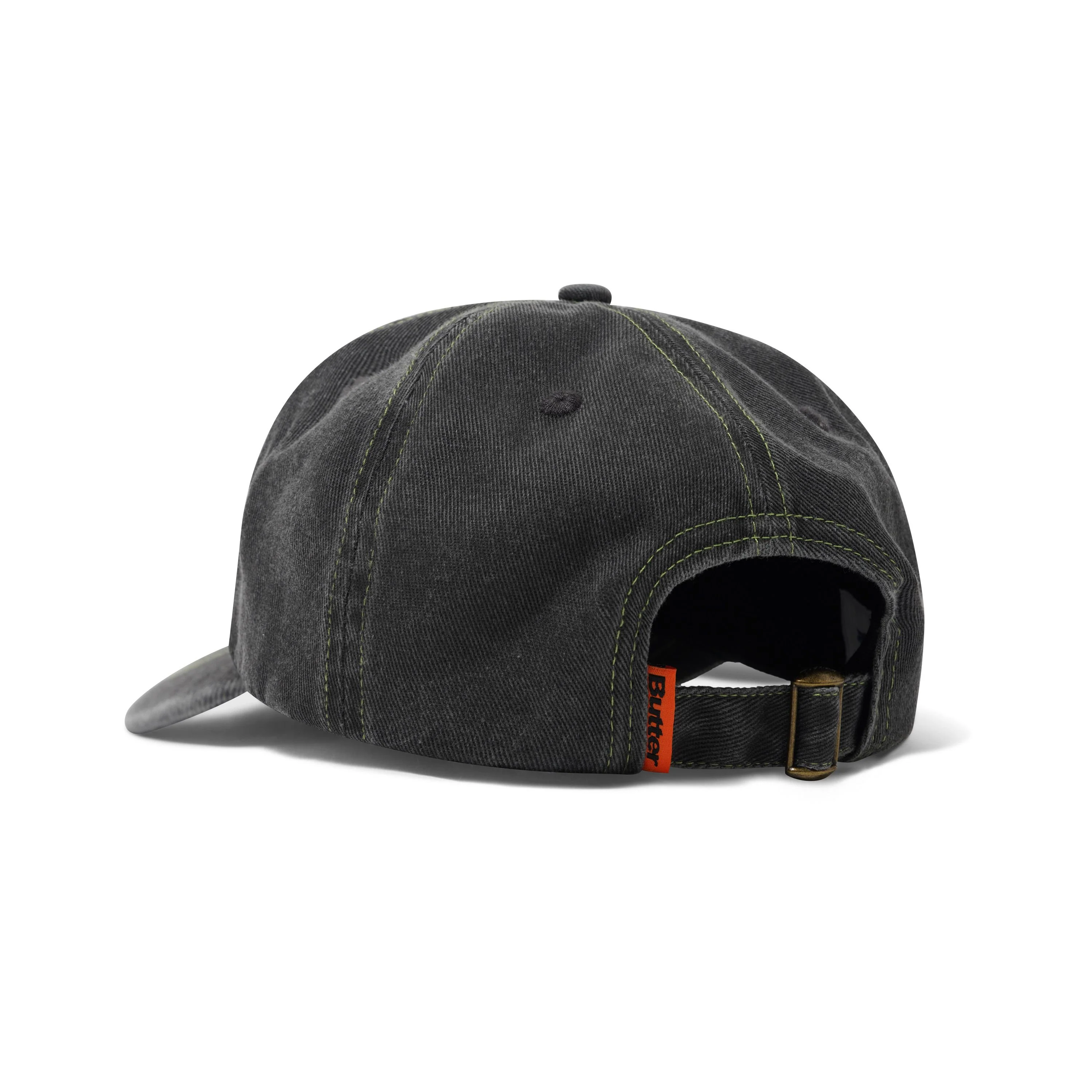 Scribble 5 Panel Cap, Washed Black - Image 2