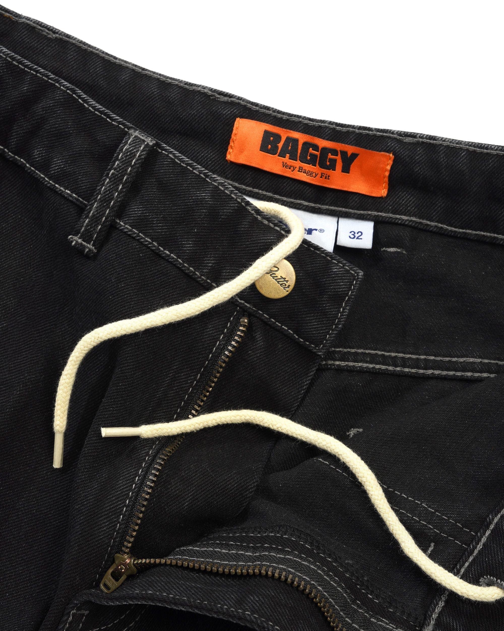 Scribble Denim Jeans, Washed Black - Image 4