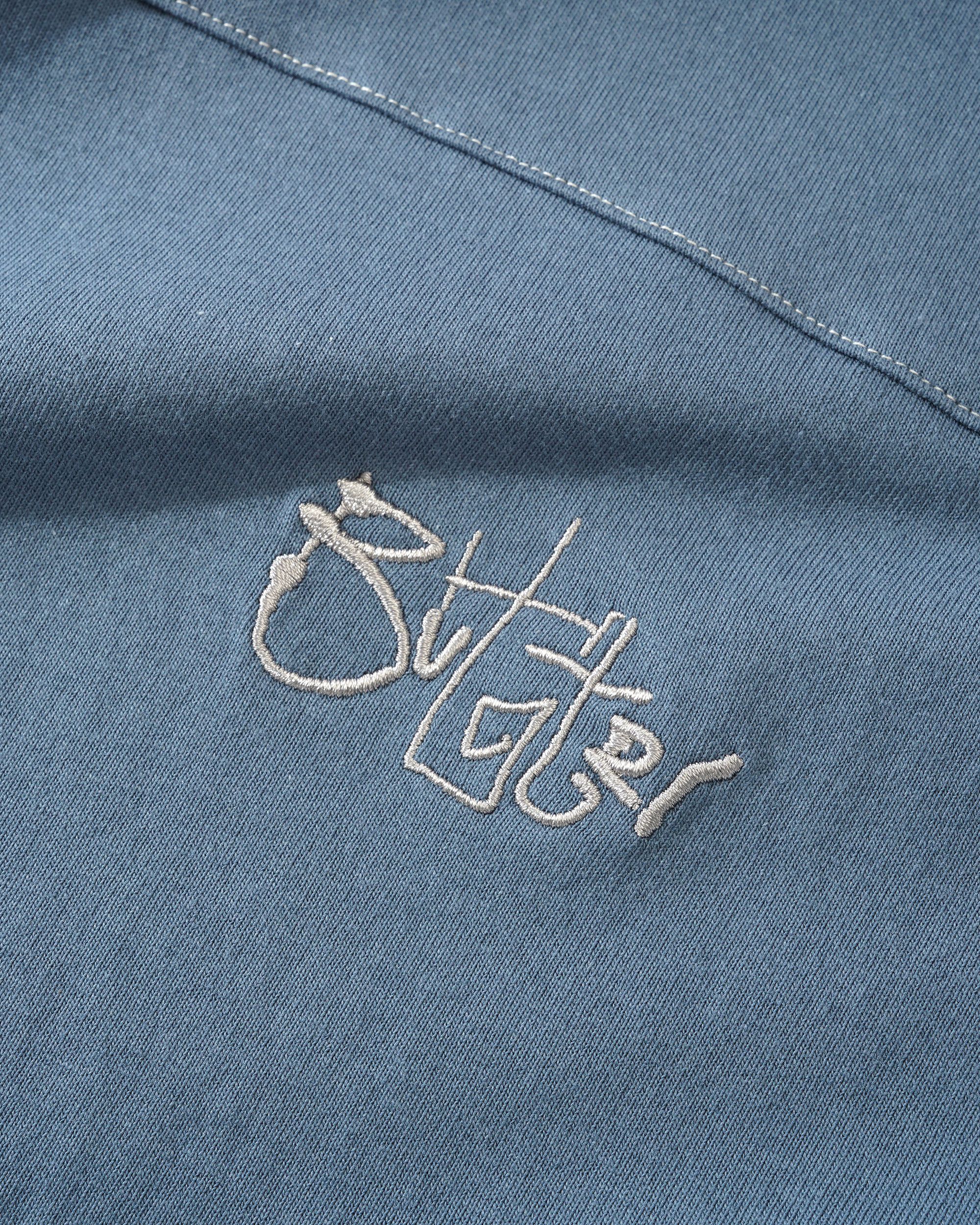 Scribble Football Tee, Steel Blue / Grey - Image 2