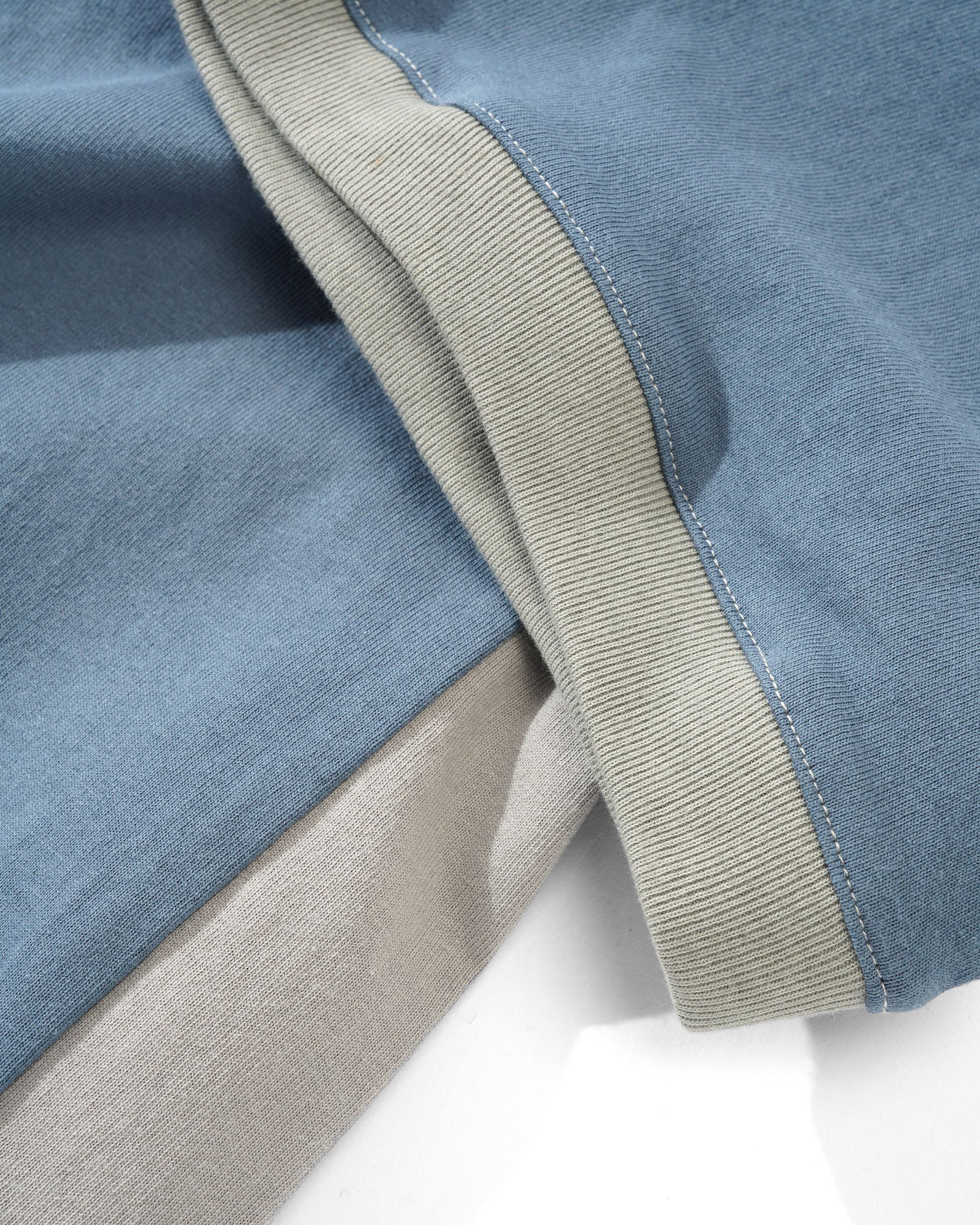 Scribble Football Tee, Steel Blue / Grey - Image 3