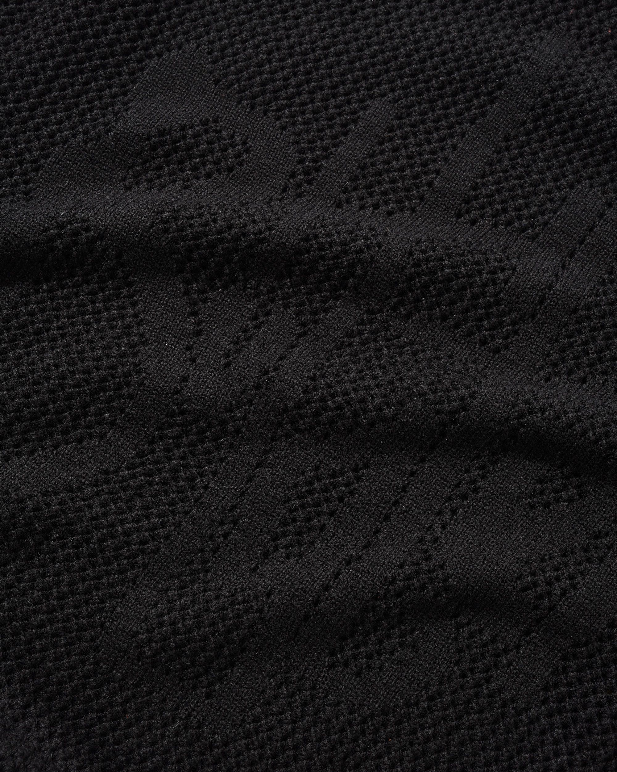 Scribble Knit Sweater, Black - Image 2