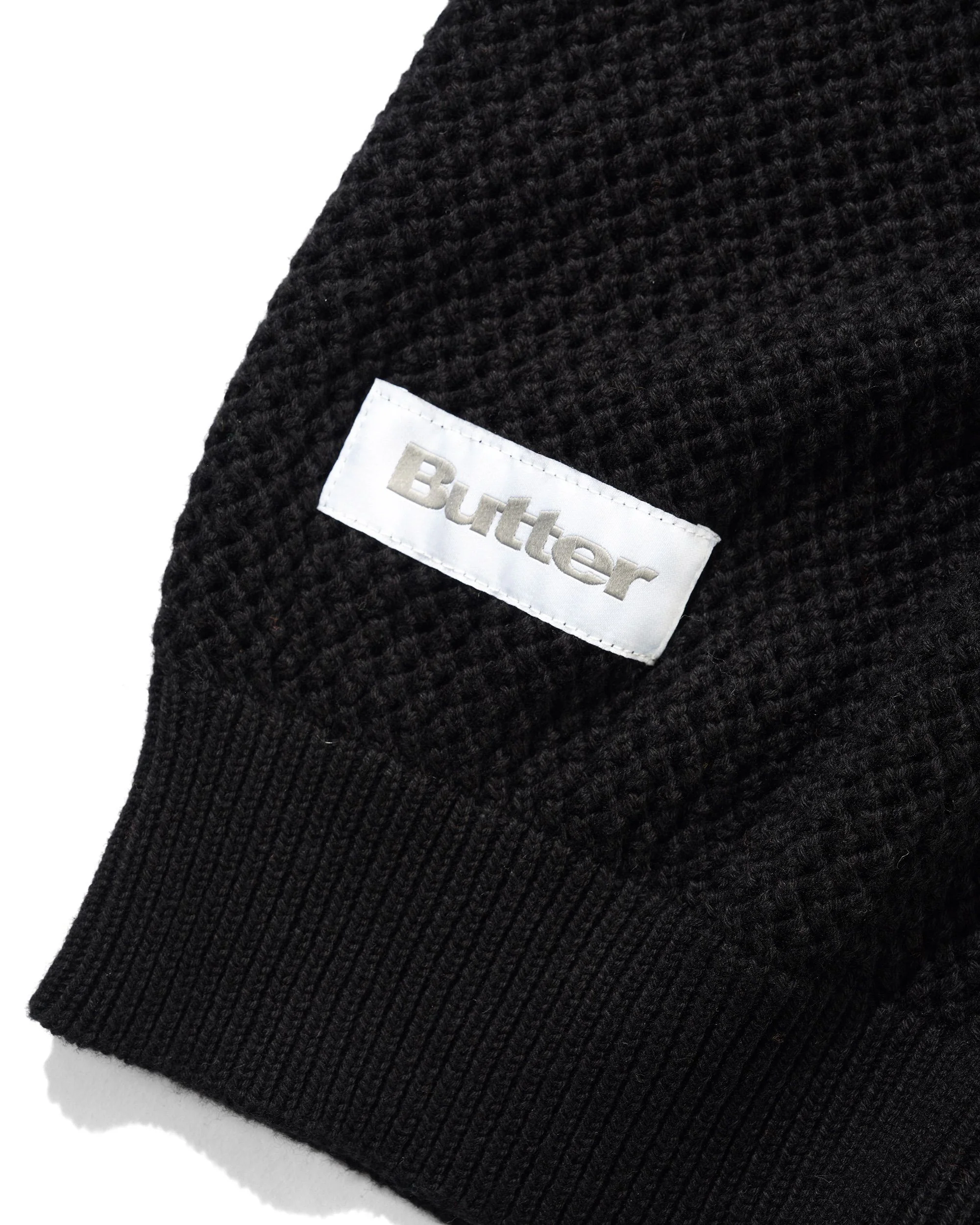 Scribble Knit Sweater, Black - Image 4