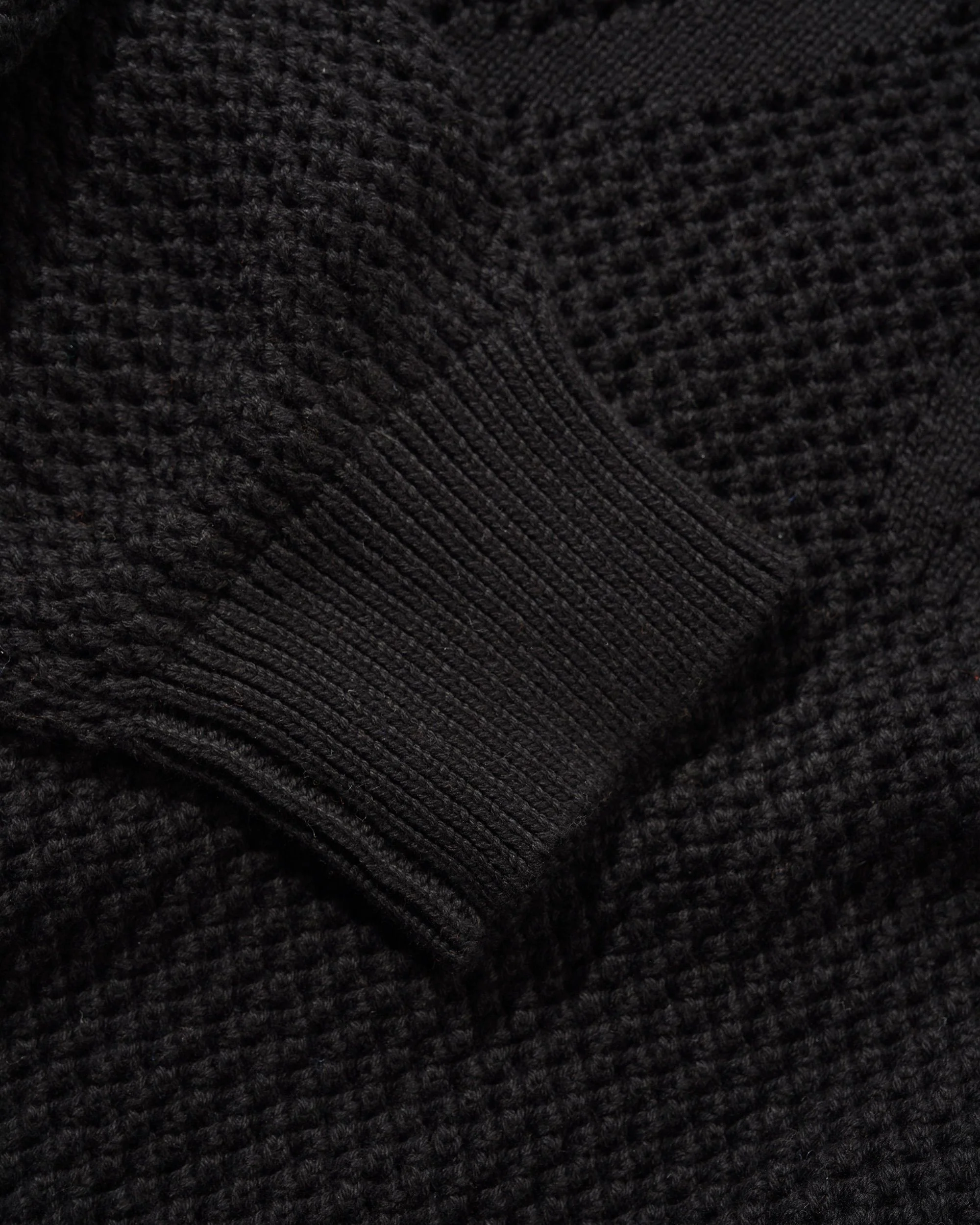 Scribble Knit Sweater, Black - Image 5