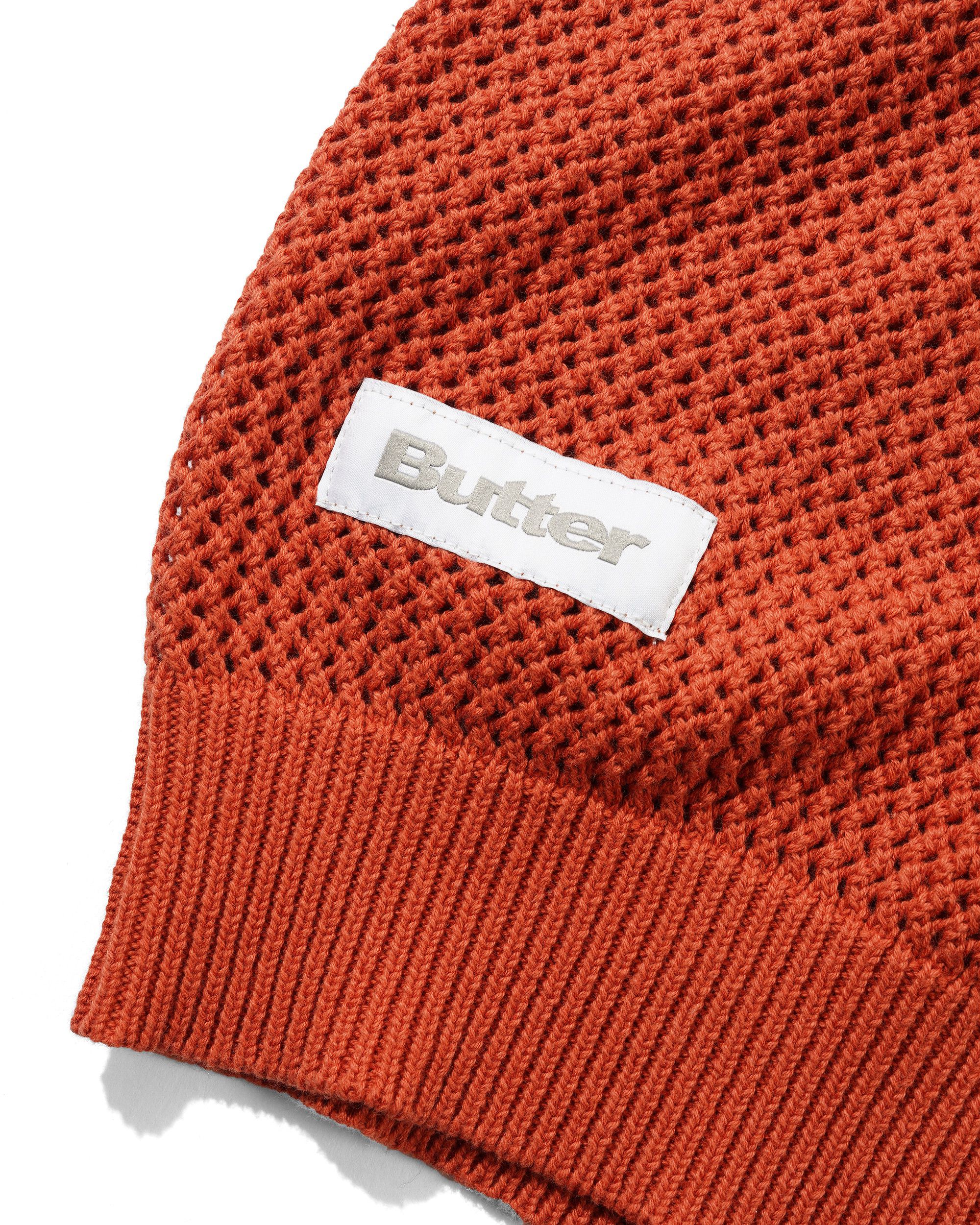 Scribble Knit Sweater, Burnt Orange - Image 3