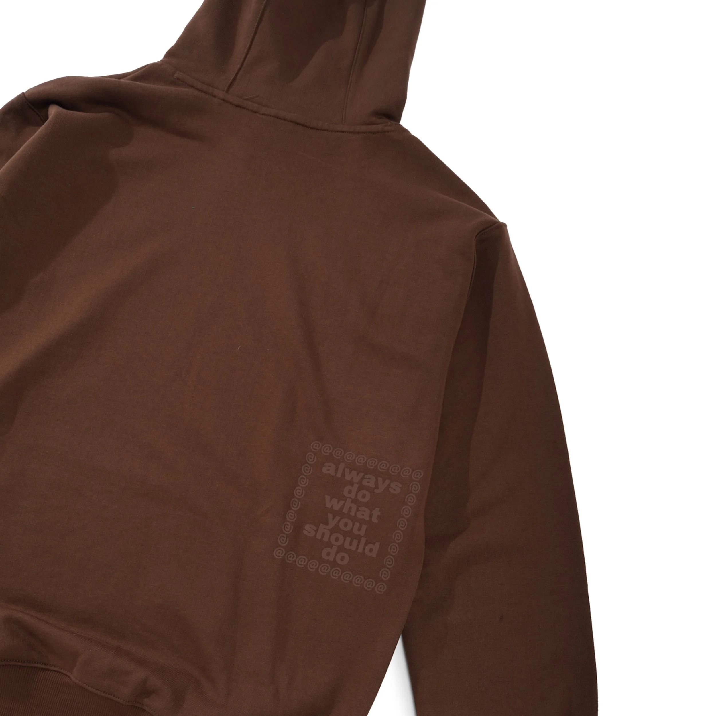 Scribble @Sun Pullover Hood, Brown - Image 4