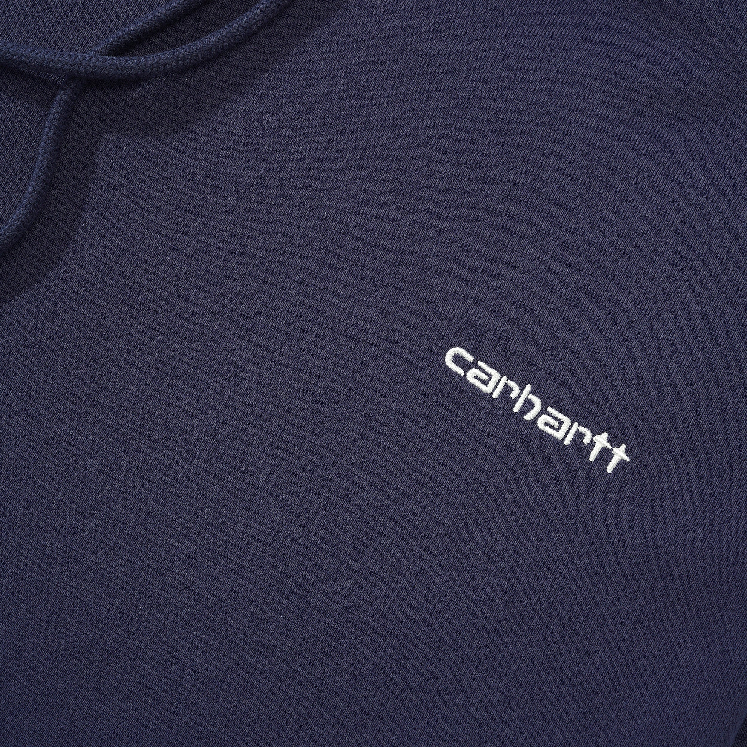 Script Embroidery Pullover, Blue / White - Image 2