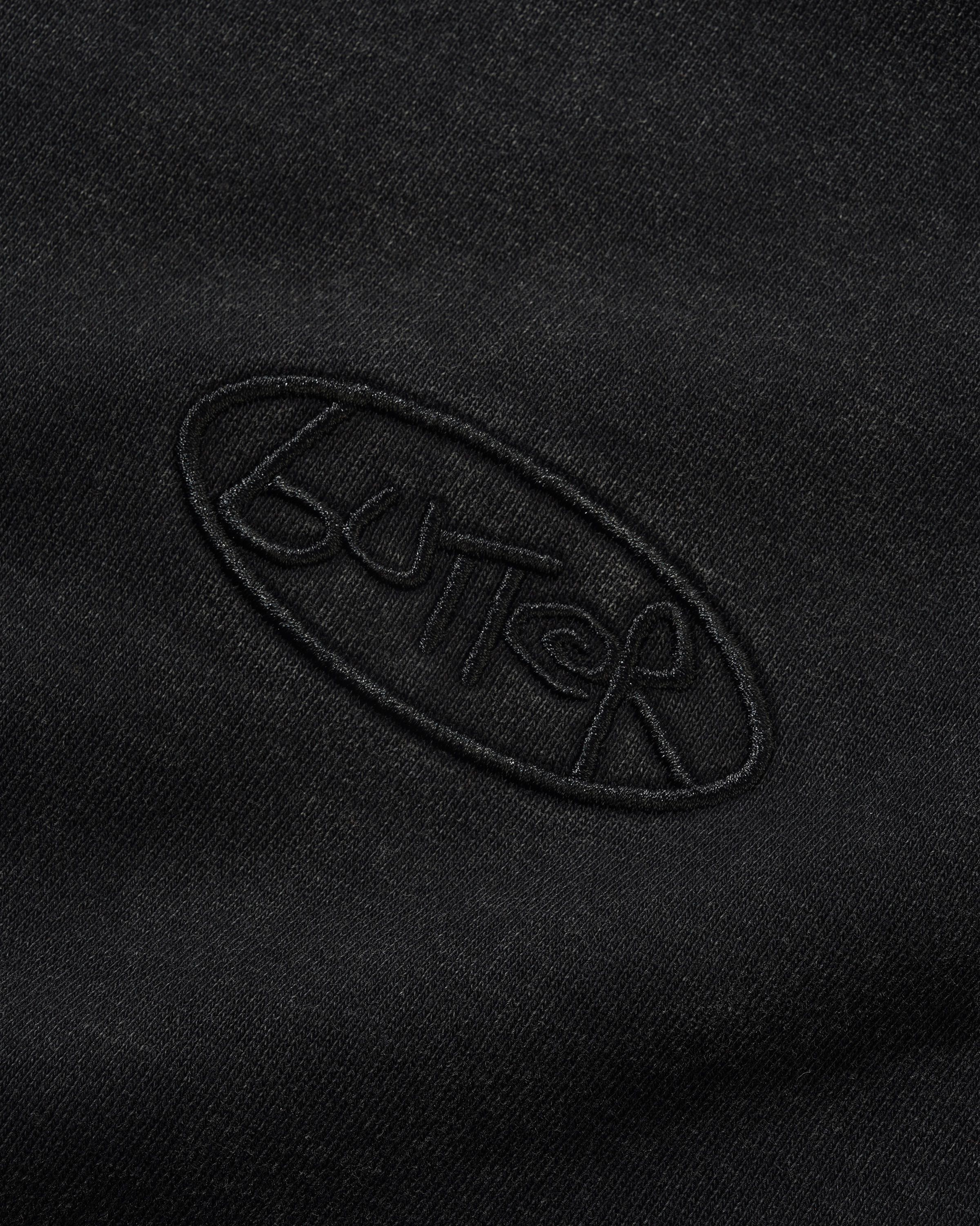 Scrubbed Crewneck, Black - Image 2