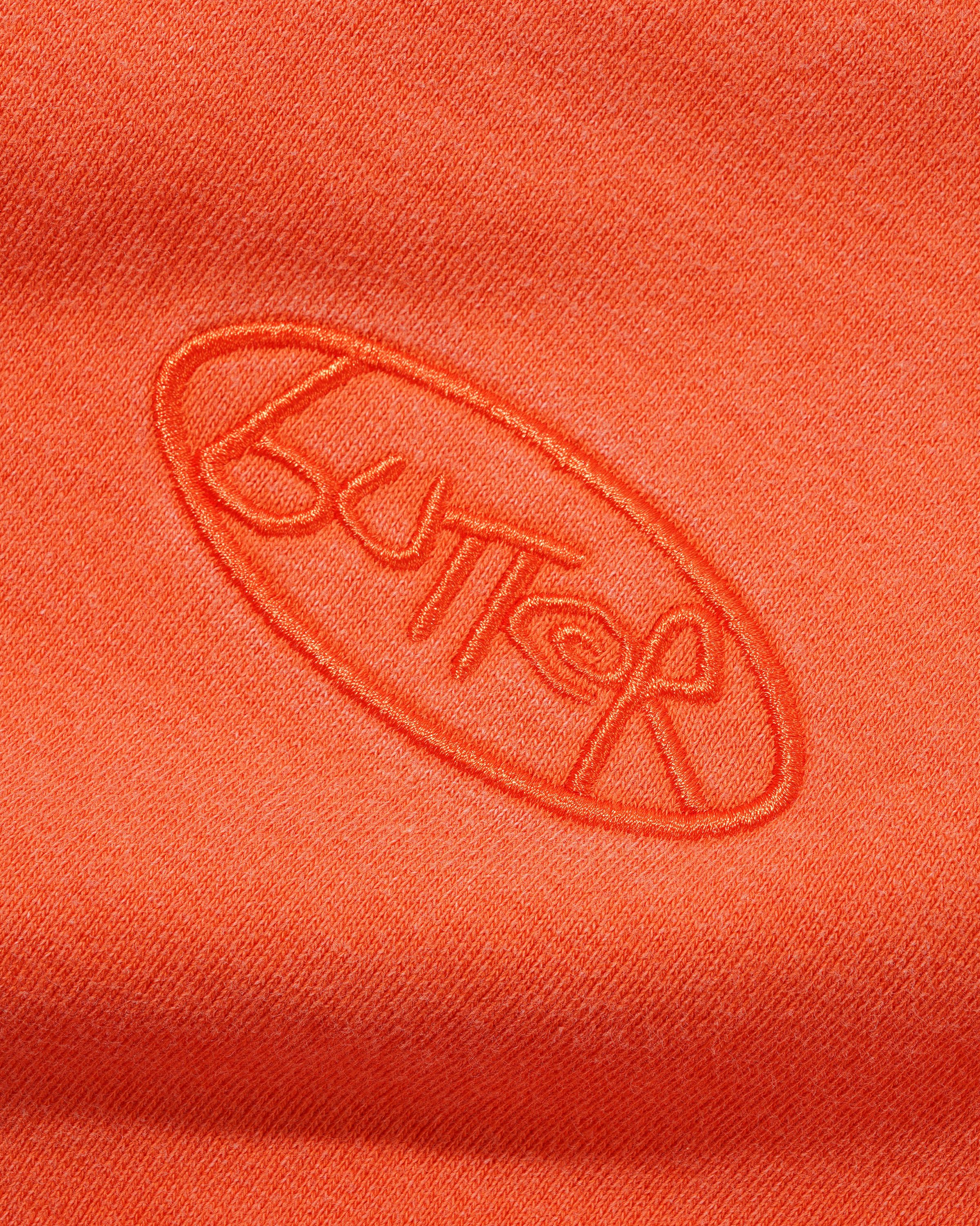 Scrubbed Crewneck, Tangerine - Image 2