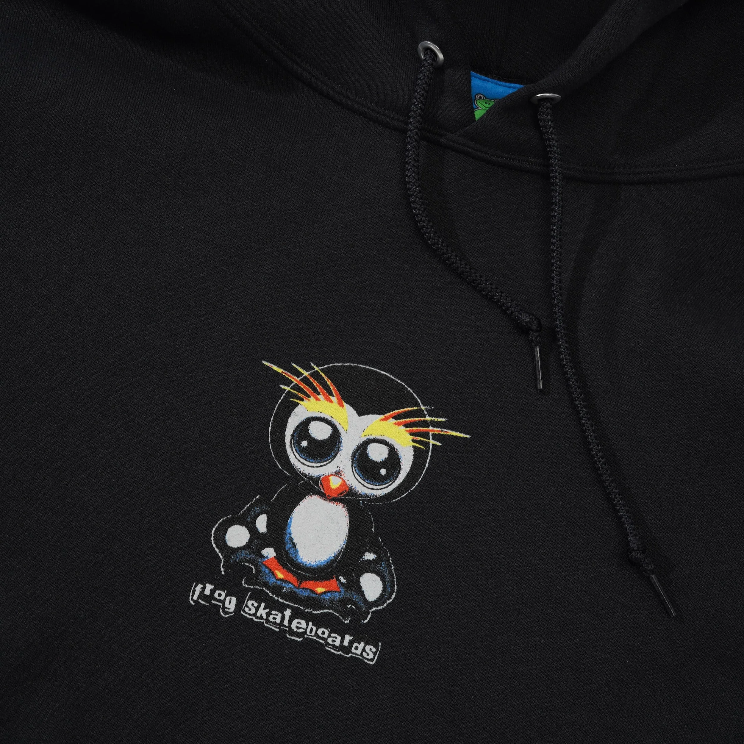 Secret Penguin Pullover Hood, Black - Image 2