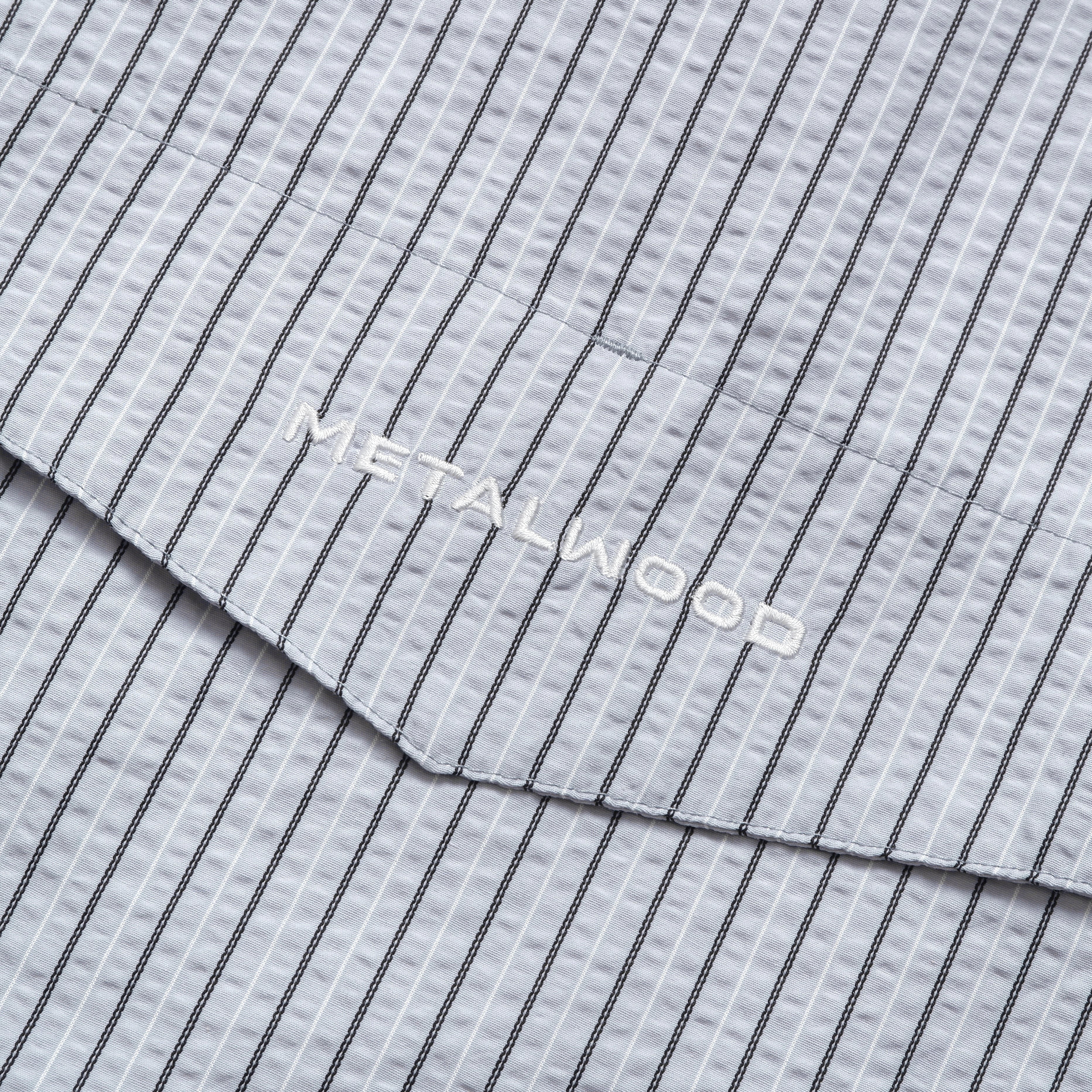 Seersucker Fishing Shirt, Sky - Image 4