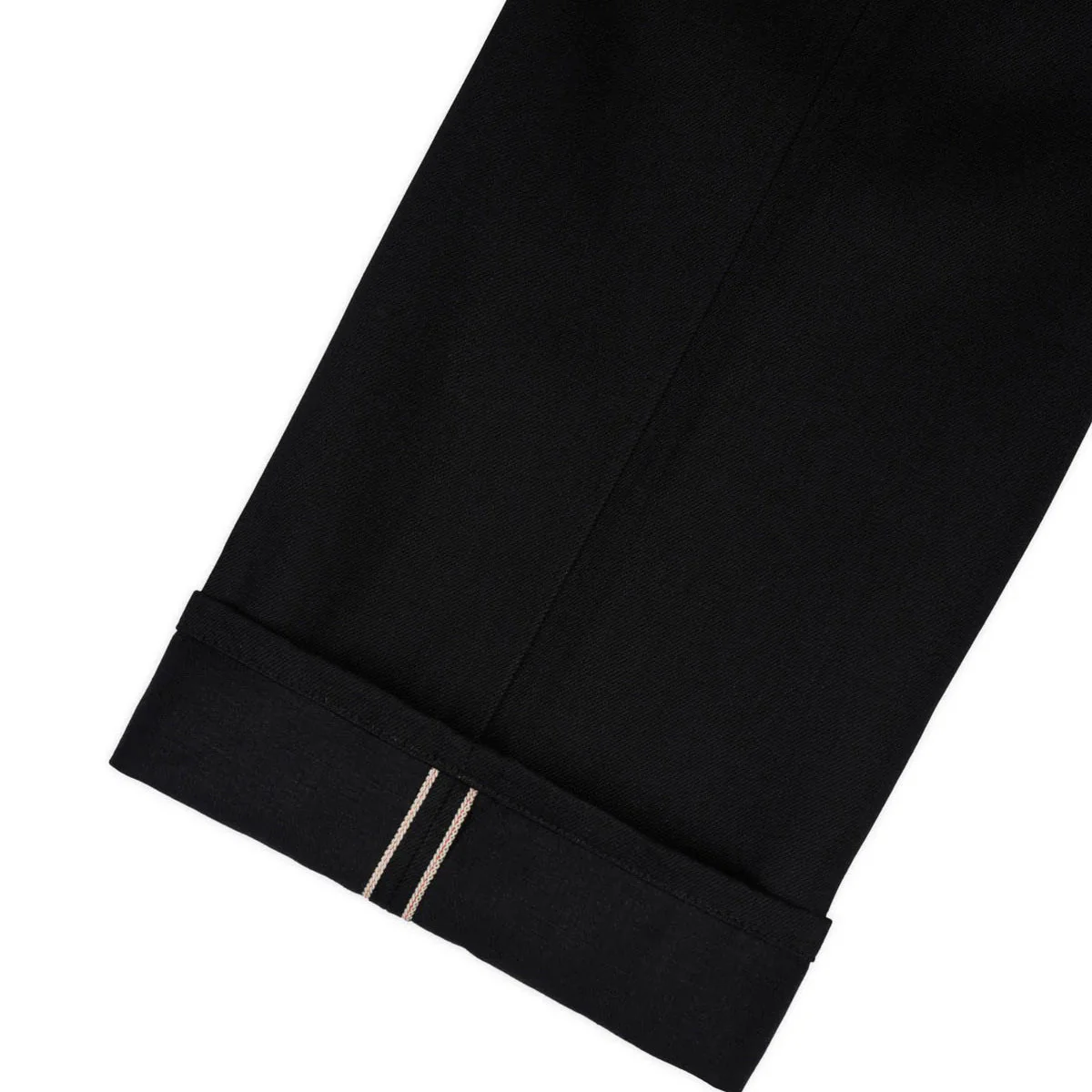Selvedge Denim Pant, Solid Black - Image 5