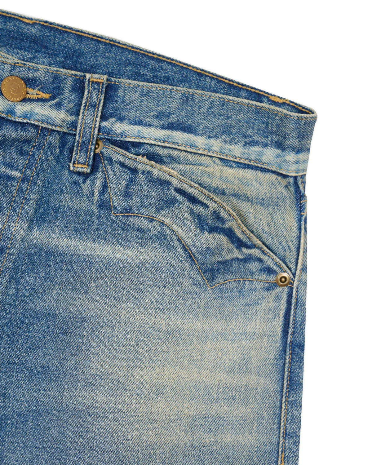 Selvedge Denim Pant, Washed Indigo - Image 3