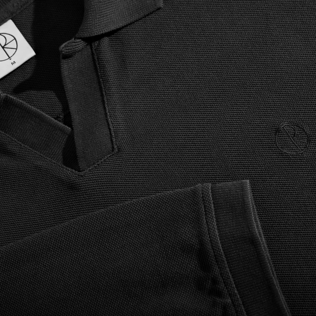 Serge L/S Polo Shirt, Black - Image 2