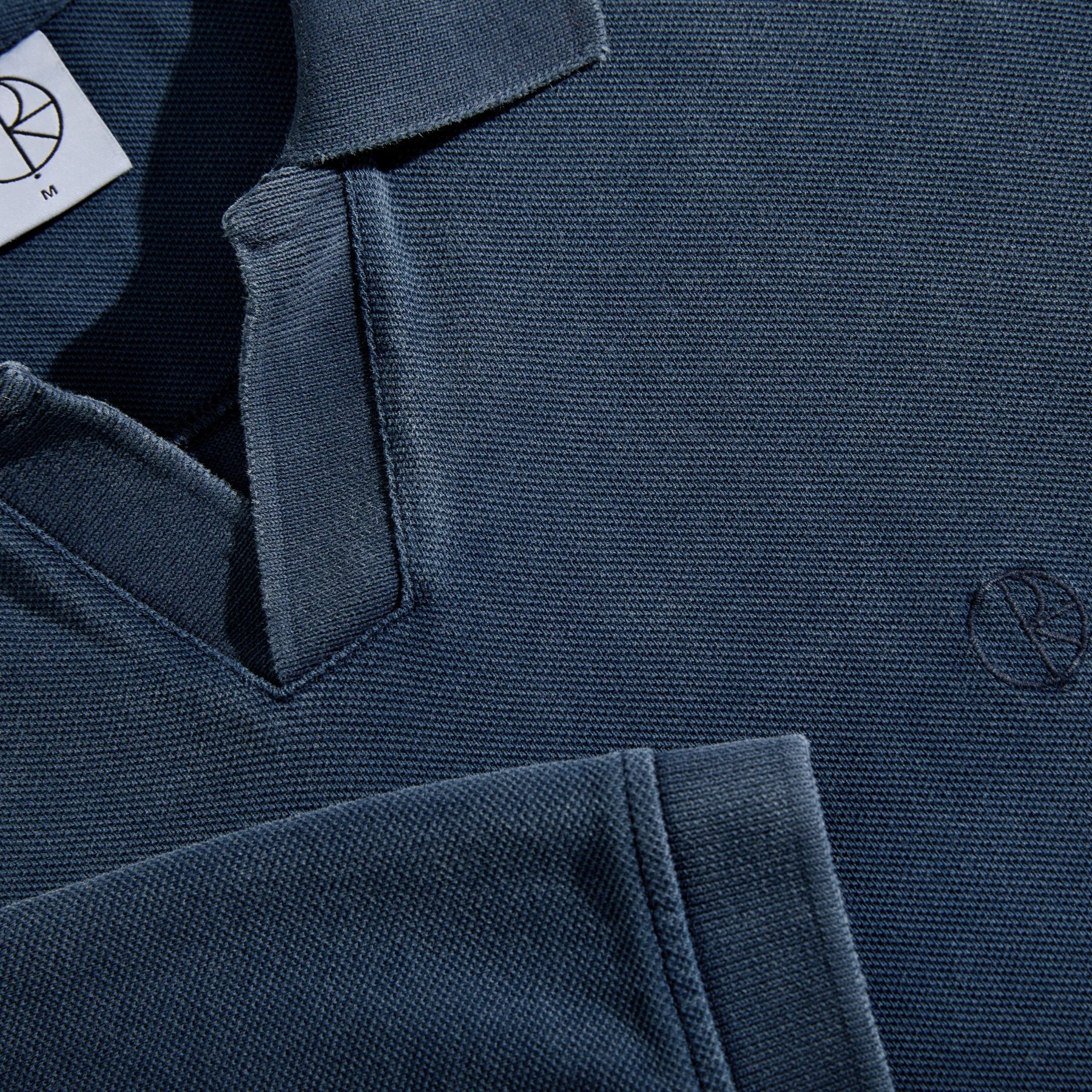 Serge L/S Polo Shirt, Blue - Image 2