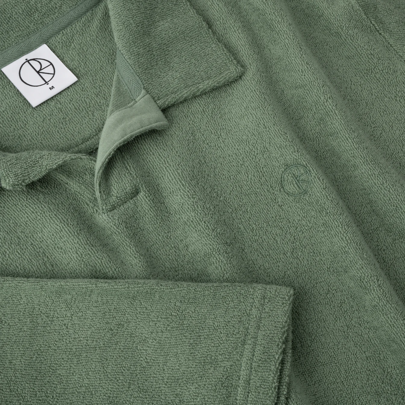 Serge Polo Shirt, Jade Green - Image 2
