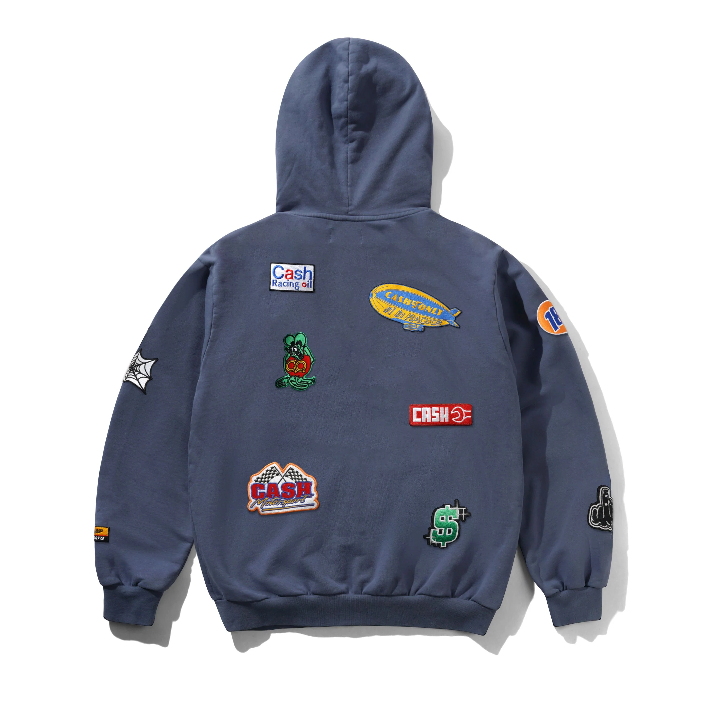 Service Zip-Thru Hood, Washed Stone Navy - Image 2