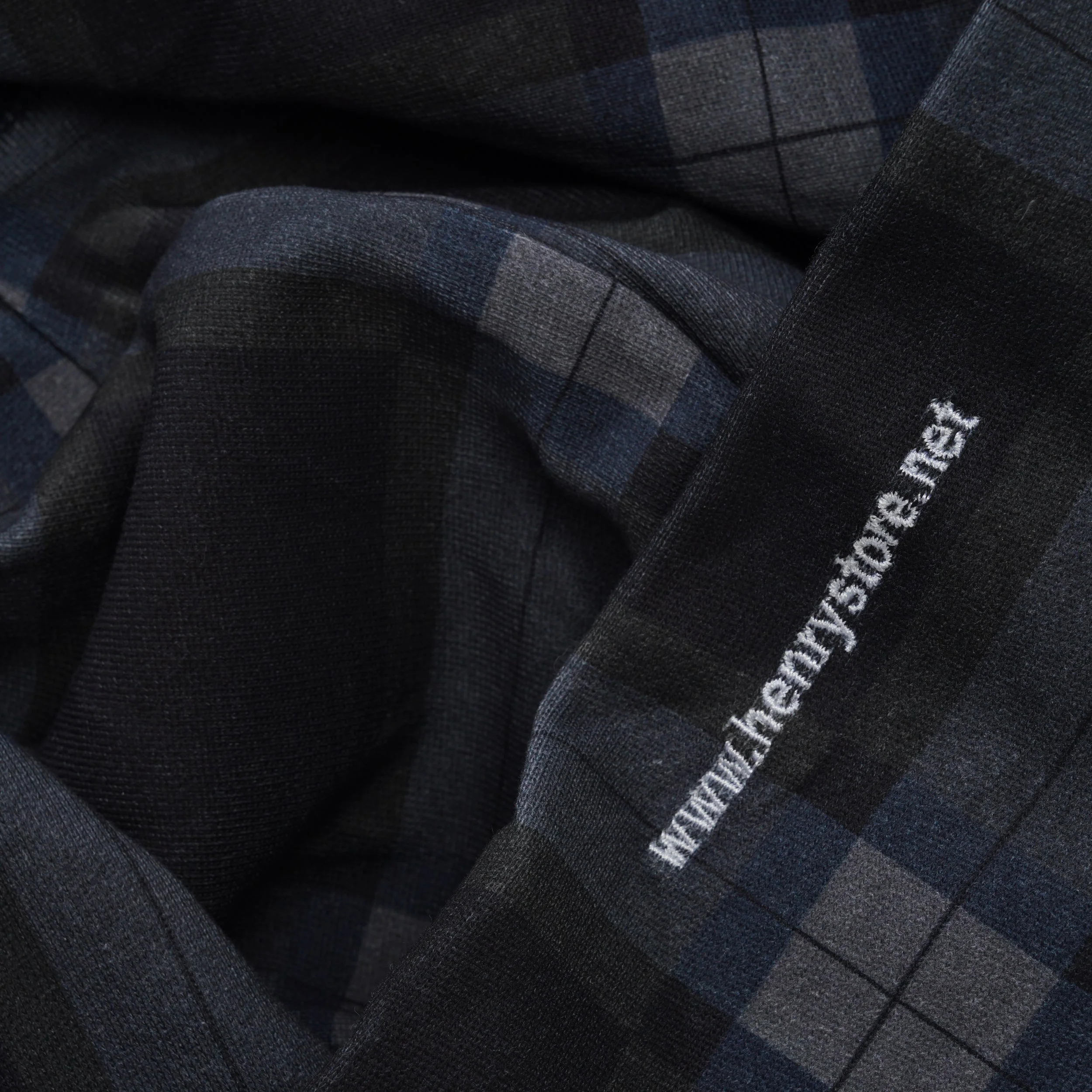 Shepherd Plaid Pullover, Blue - Image 3