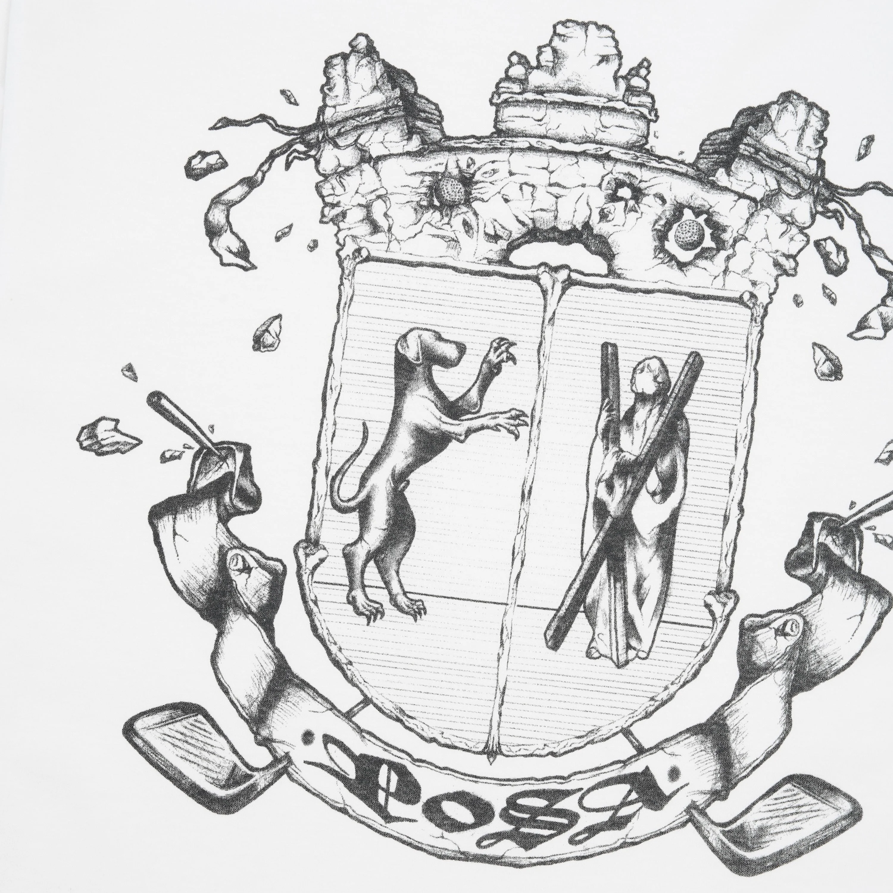 Shield Tee, White - Image 3