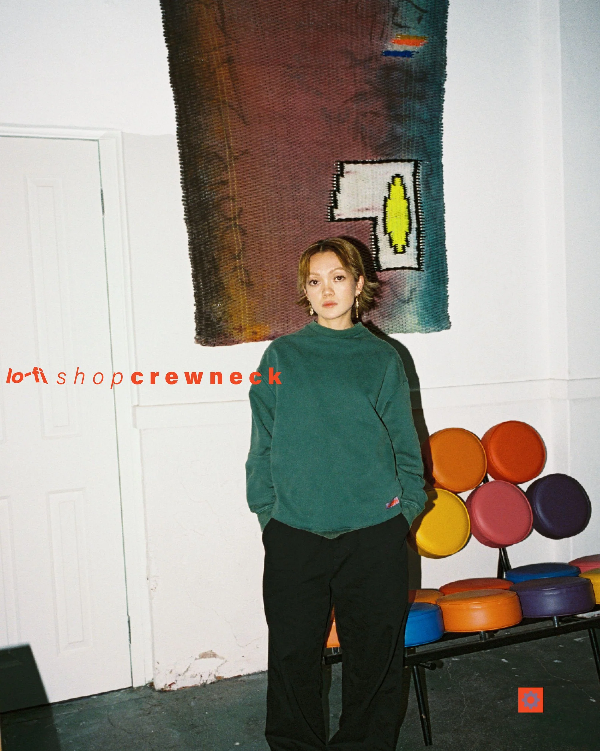 Shop Crewneck, Washed Forest - Image 5