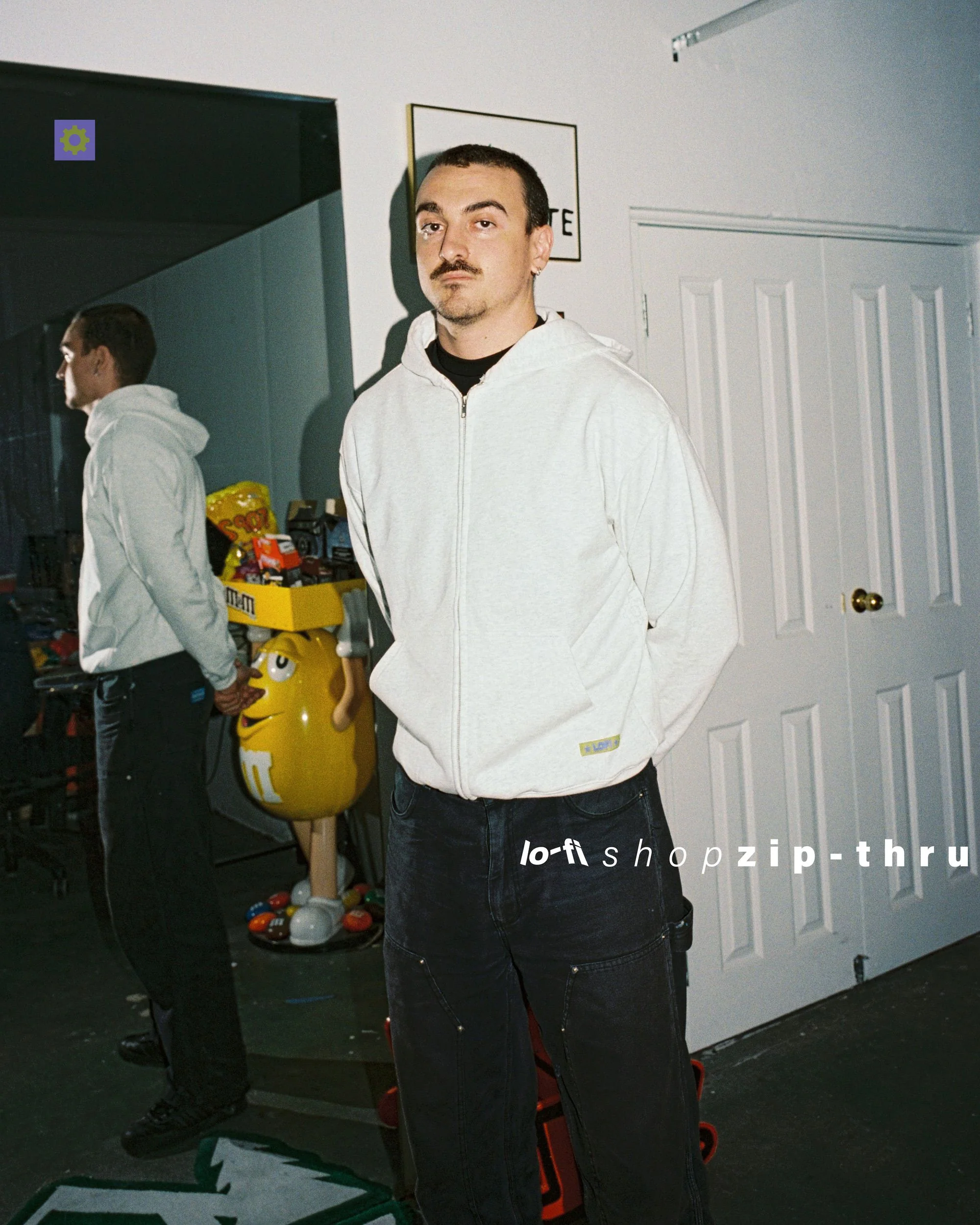 Shop Zip-Thru Hood, Ash - Image 6