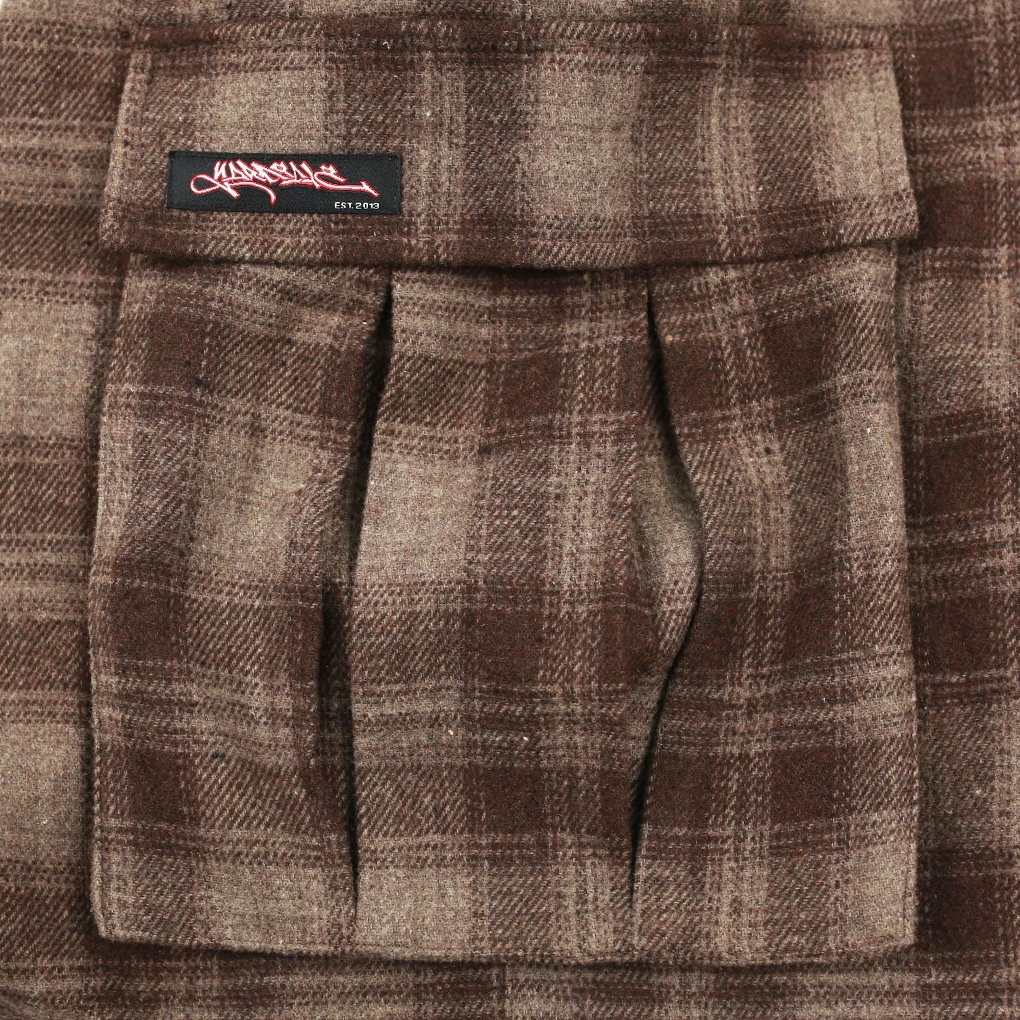 Shoreline Plaid Shorts, Black / Grey - Image 3
