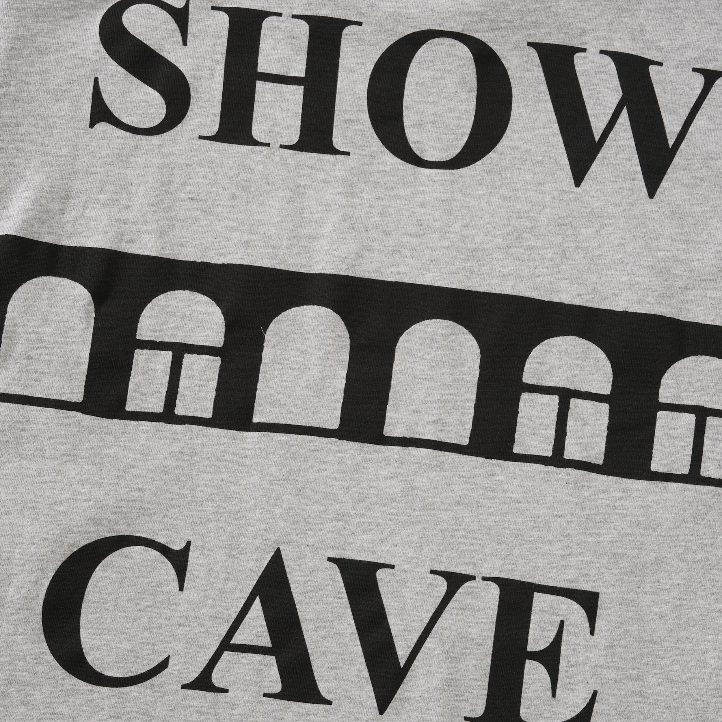 Showcave Tee, Heather Grey - Image 4