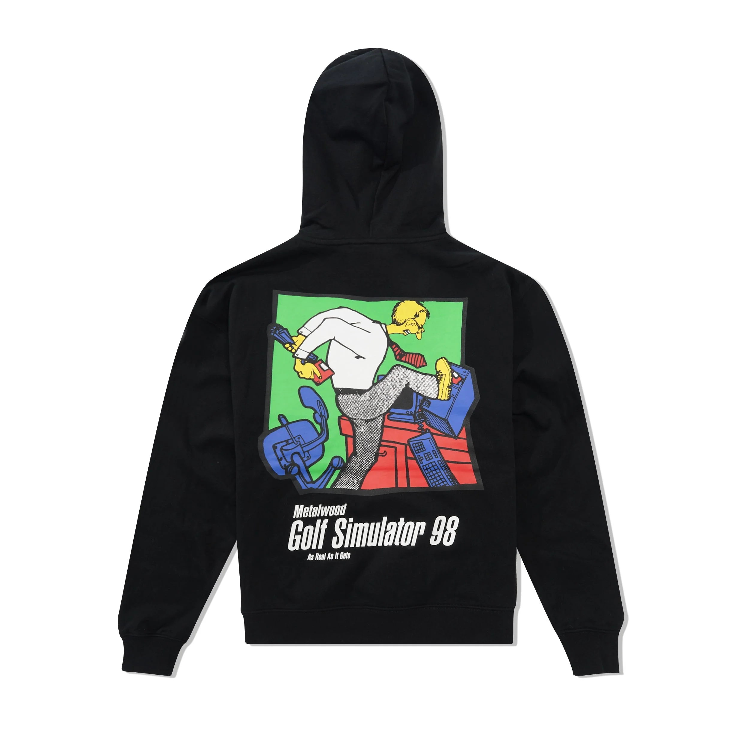Simulator 98 Pullover Hood, Black - Image 2