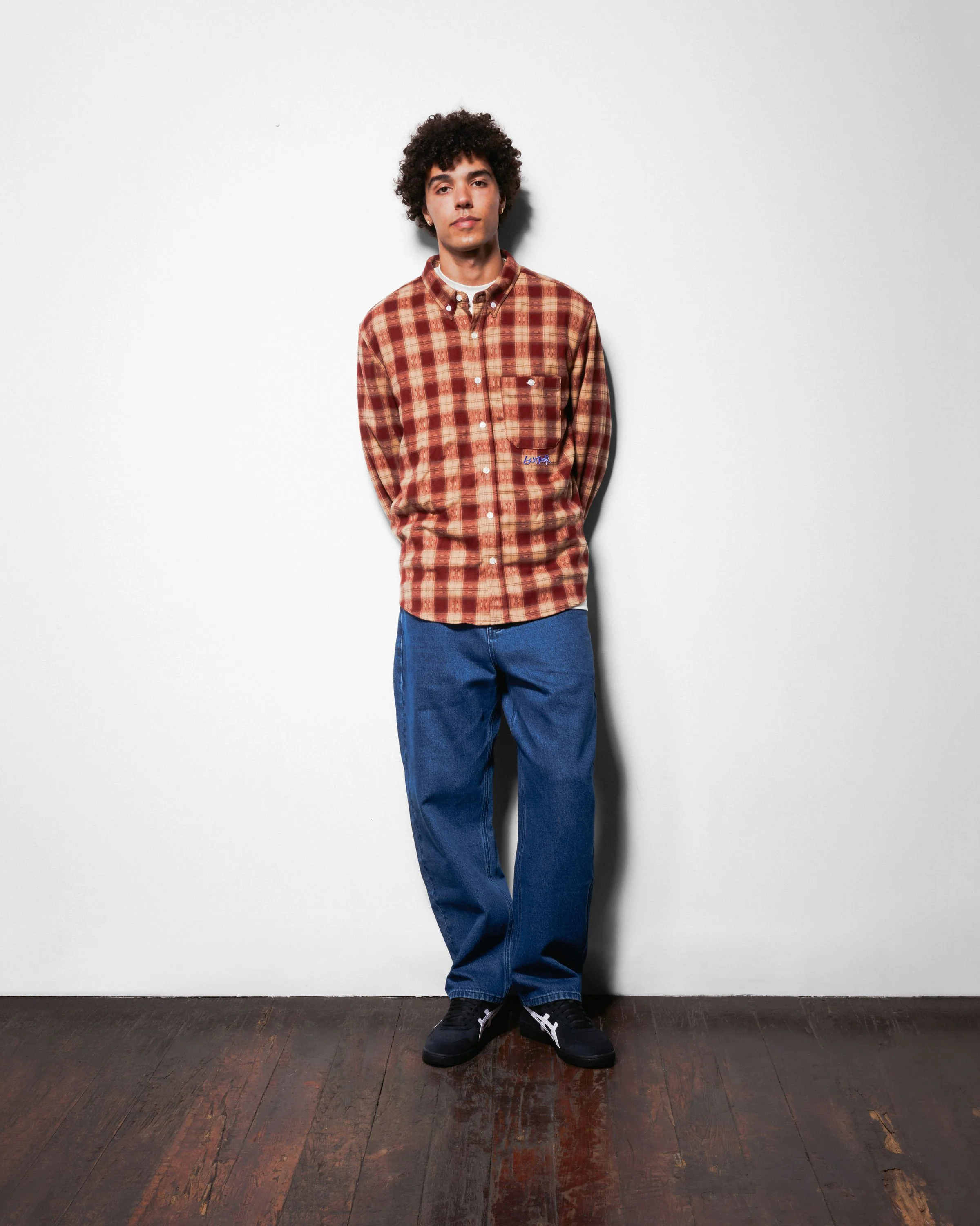 Sirocco Shirt, Plum / Taupe - Image 4