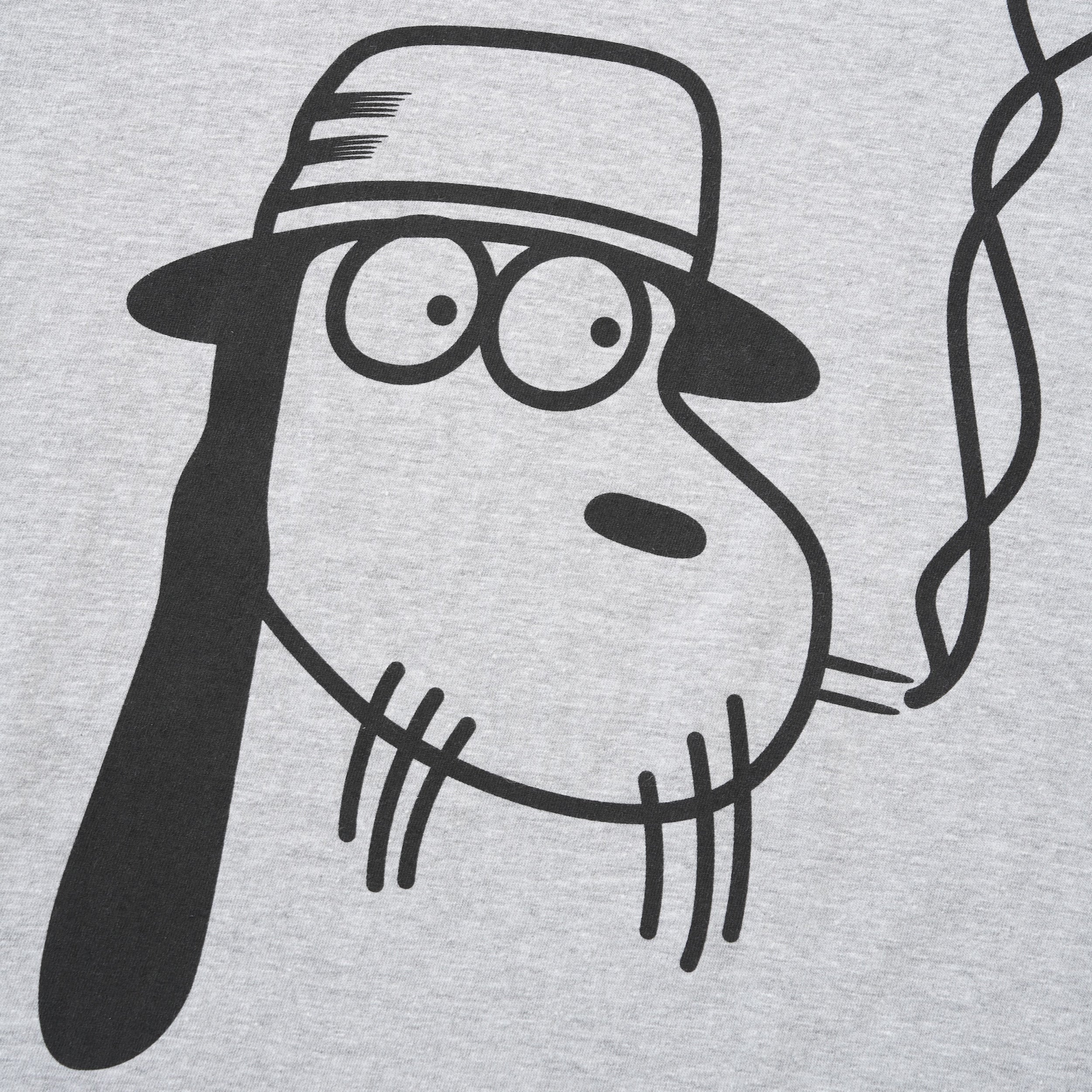 SK8 Fucks Tee, Grey Heather - Image 4