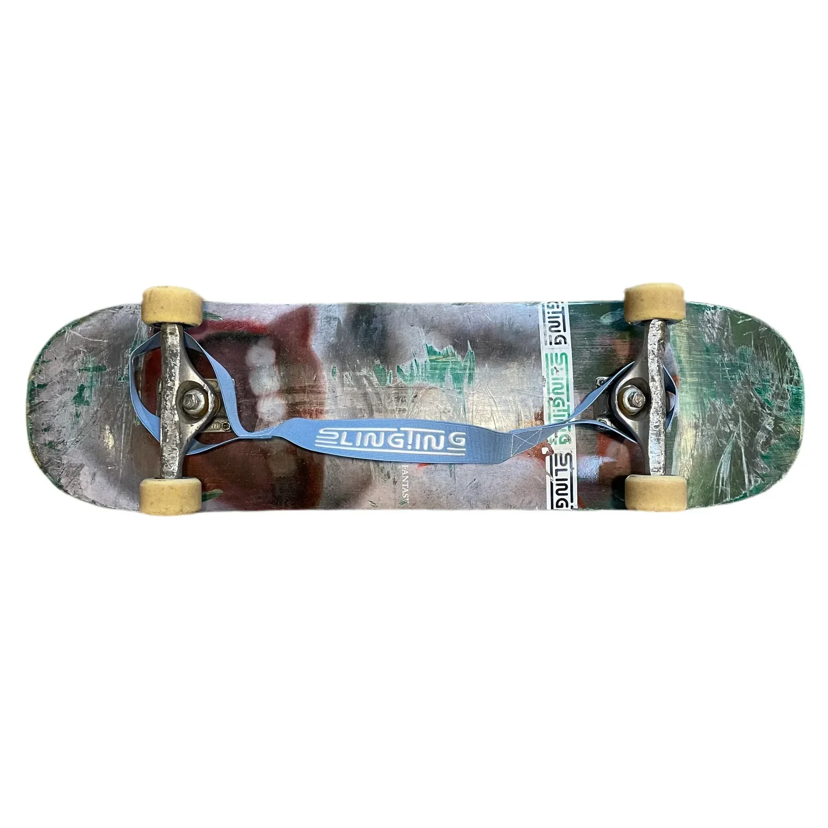 Skateboard Sling, Baby Blue - Image 3