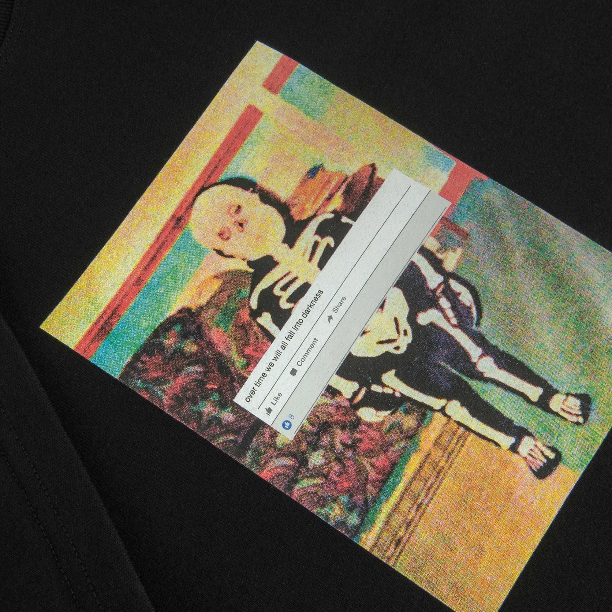 Skeleton Kid Tee, Black - Image 2