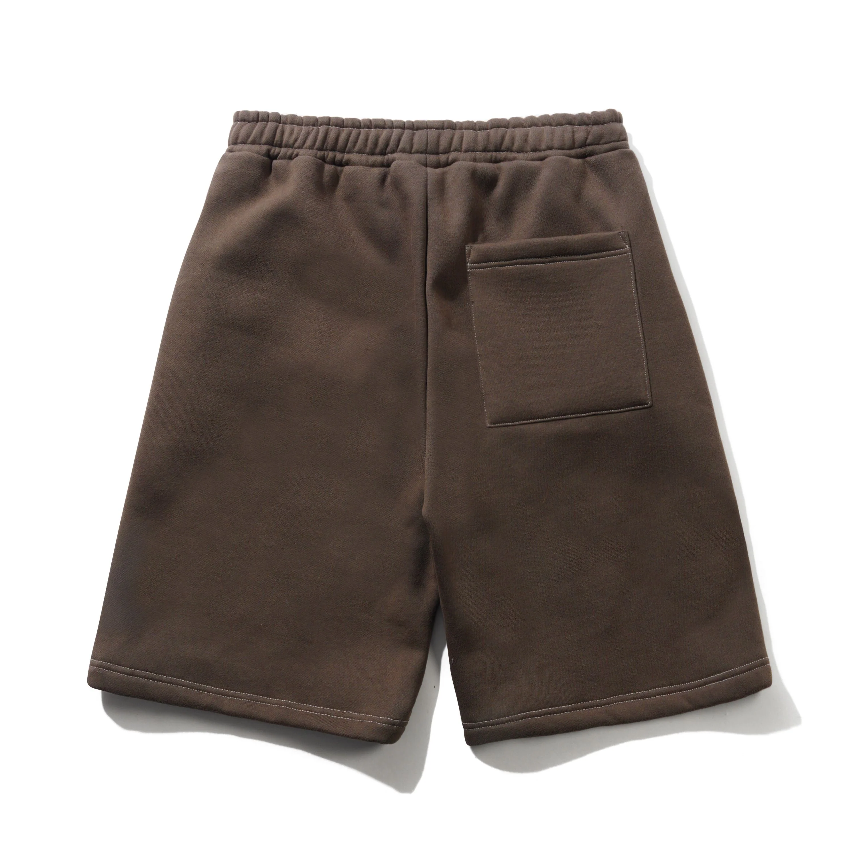 Sketch Fleece Shorts, Brown - Image 2
