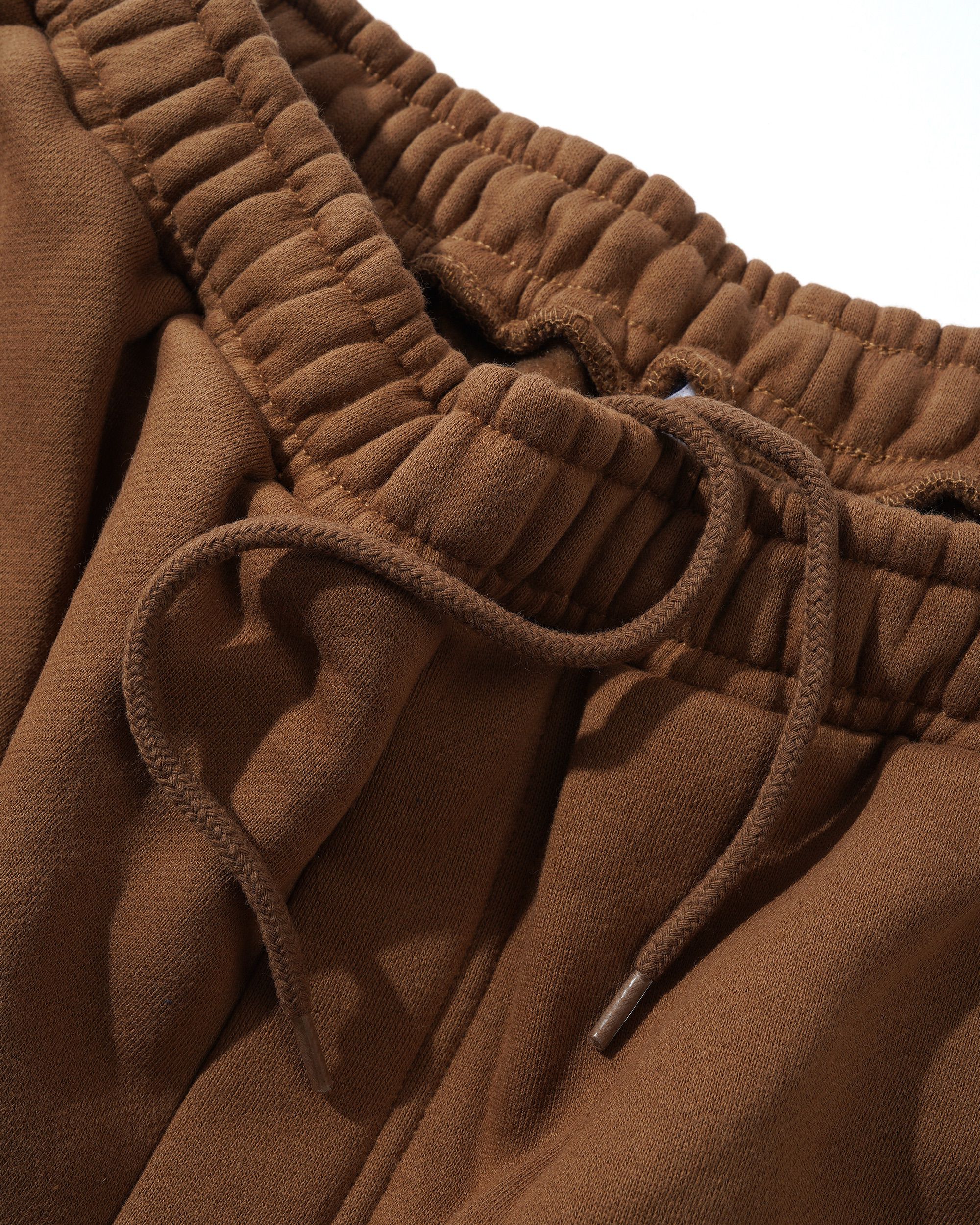 Sketch Fleece Shorts, Brown - Image 4