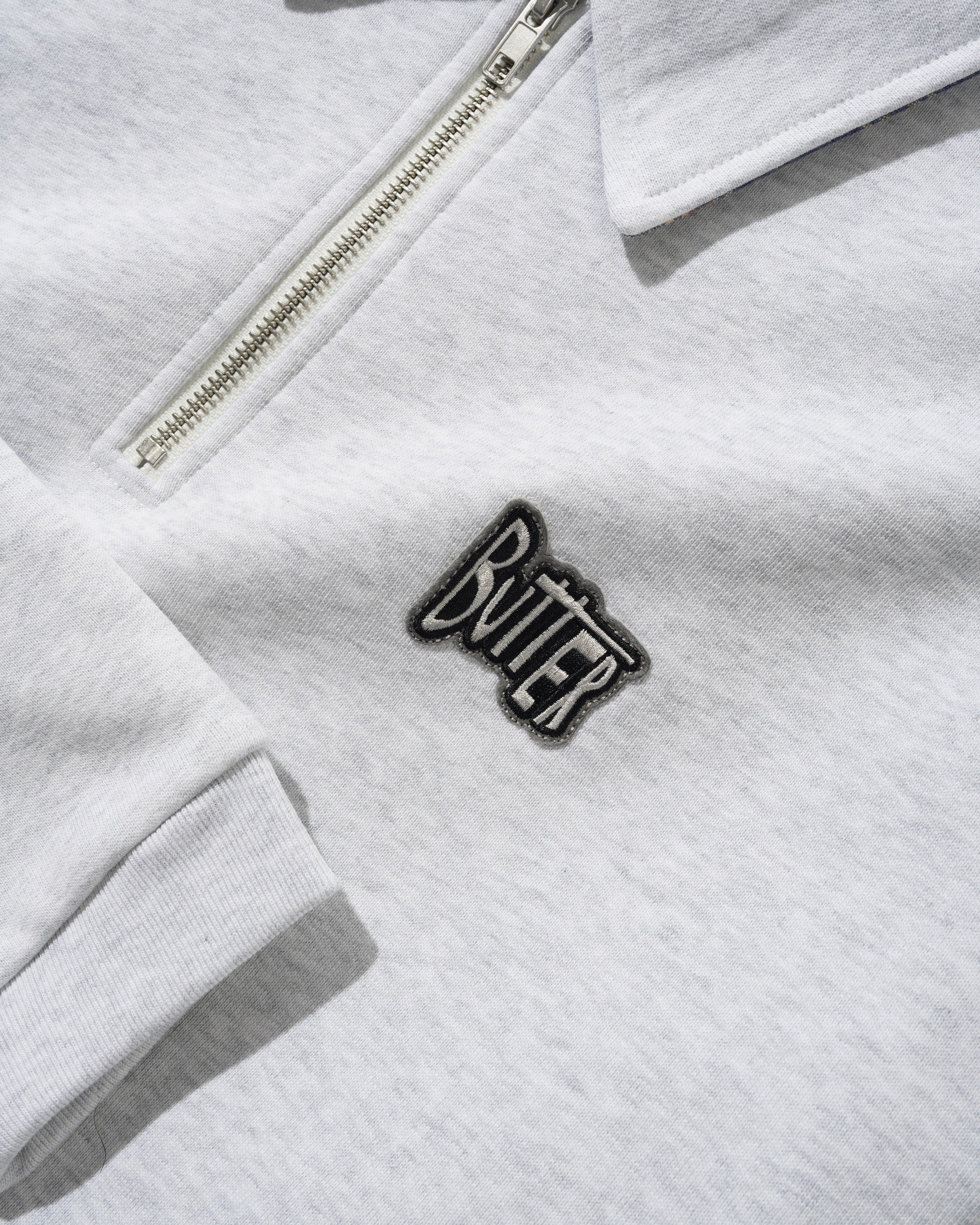 Sketch 1/4 Zip Sweater, Ash - Image 3