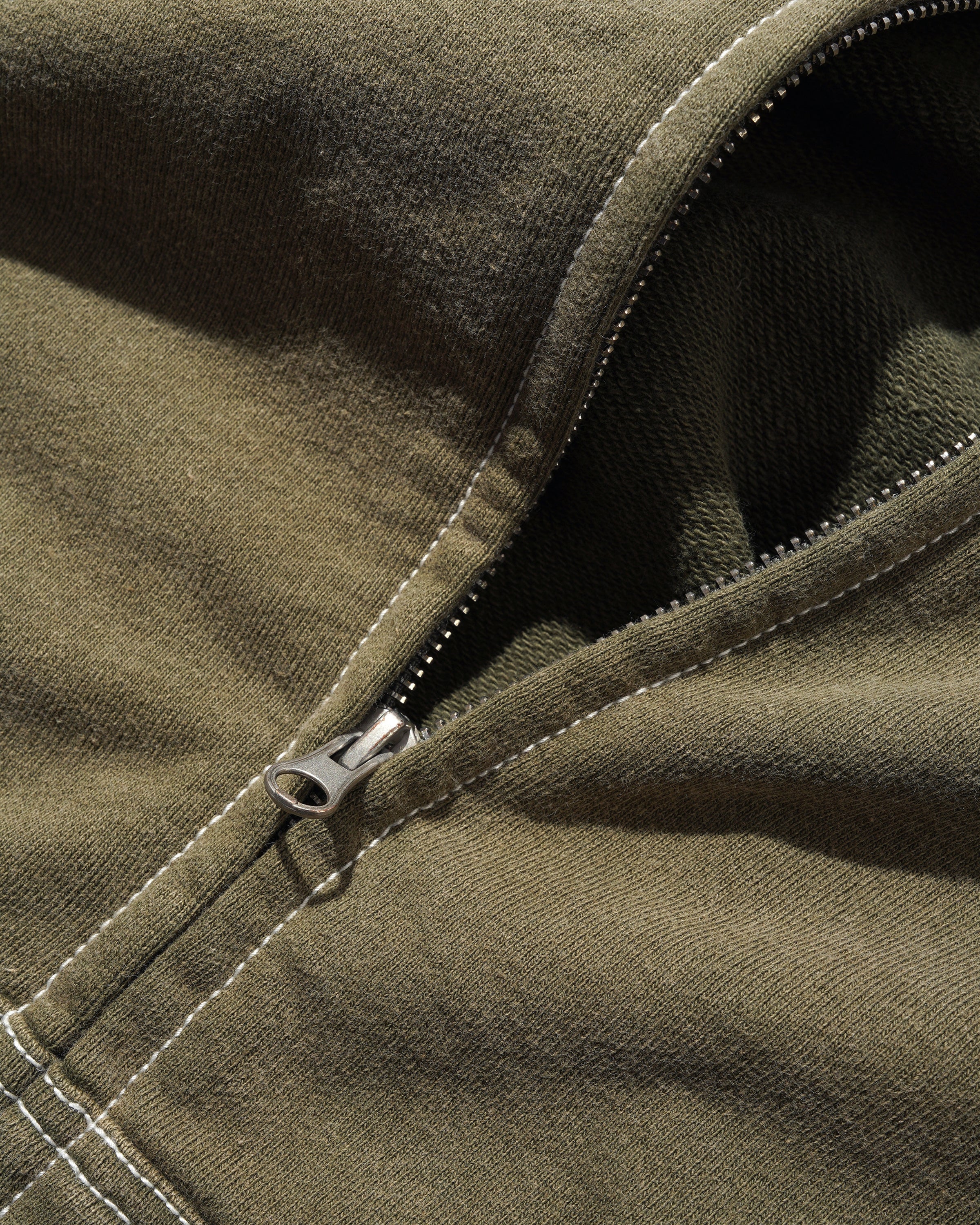 Sketch Zip-Thru Hood, Army - Image 2