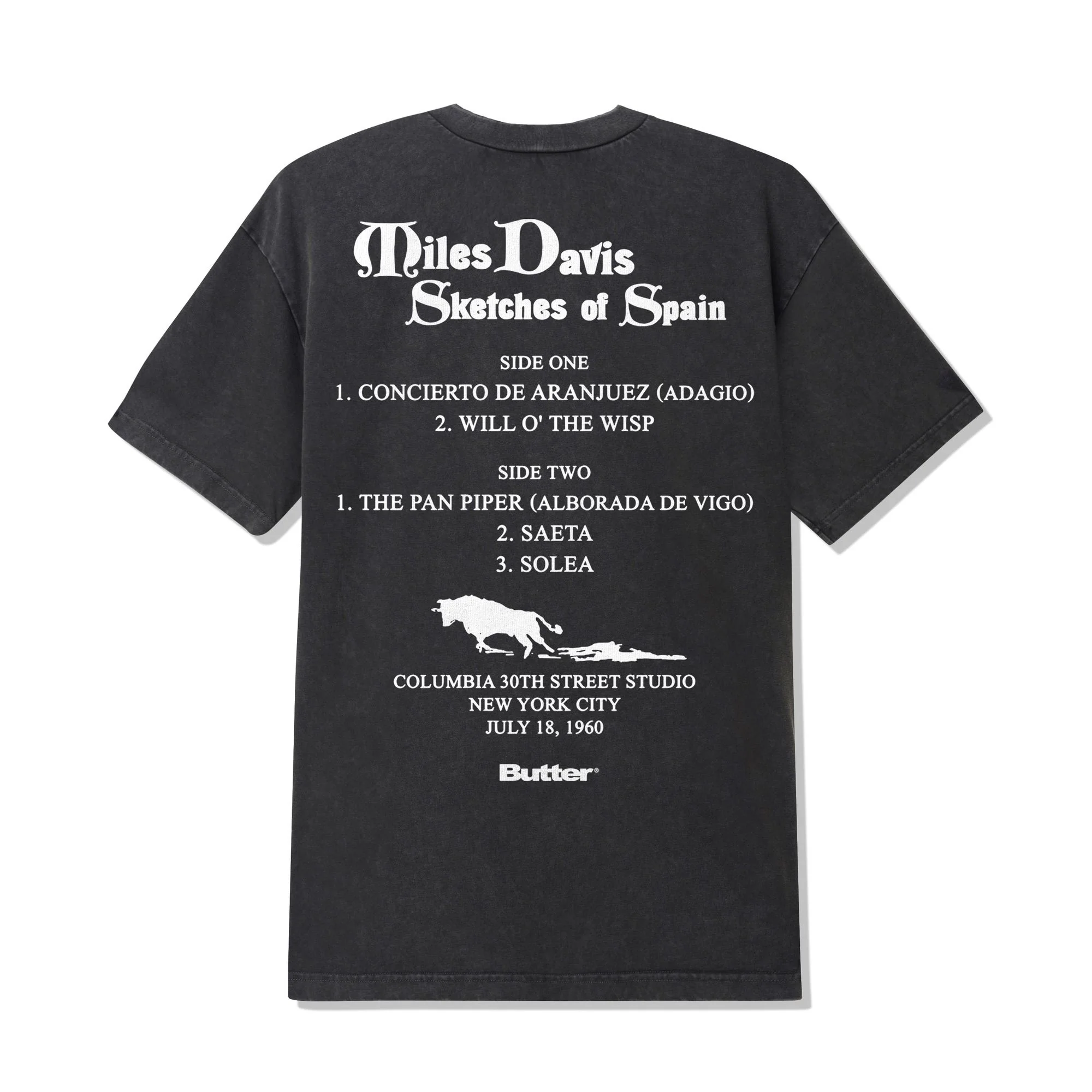 Sketches Of Spain Tee, Washed Black - Image 2