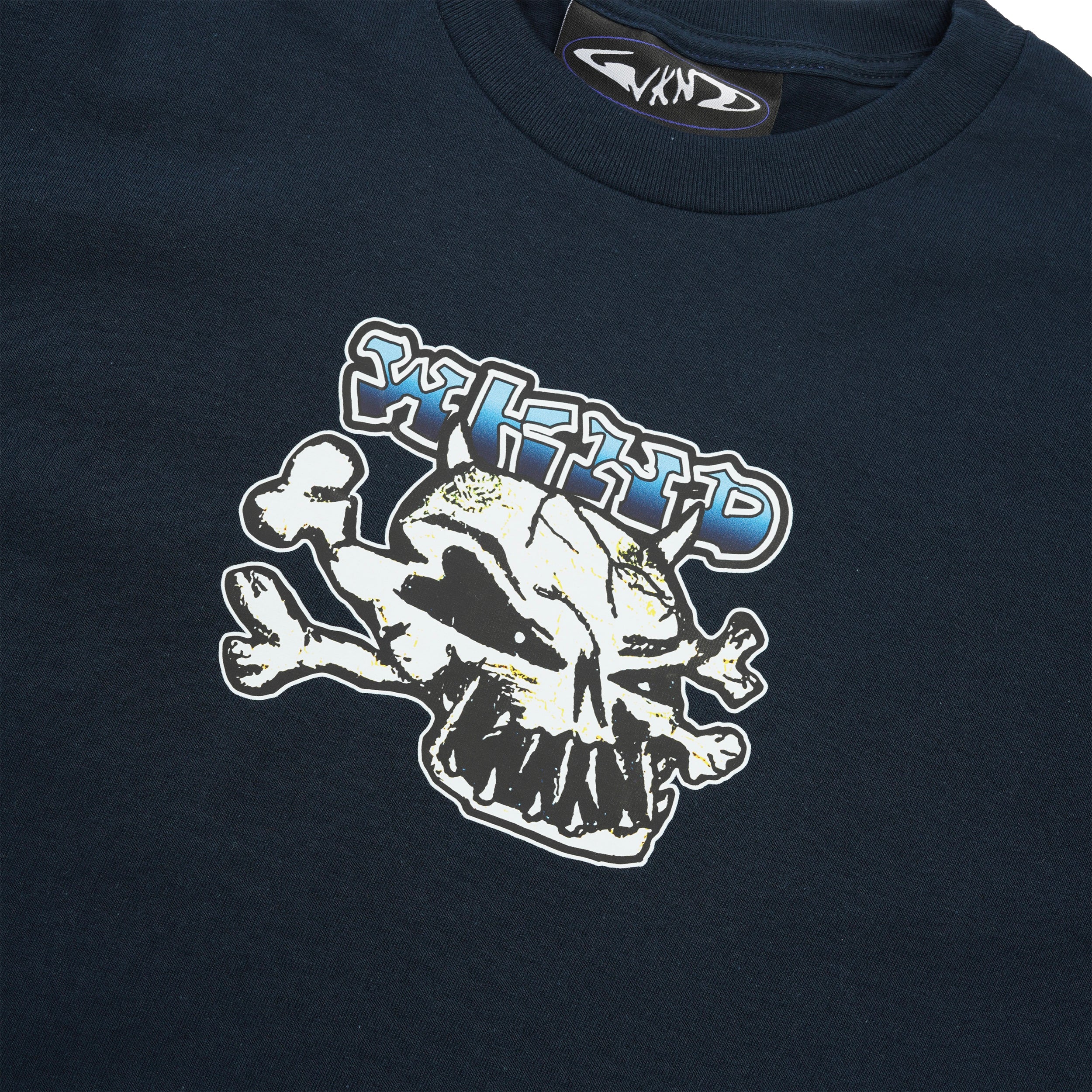 Skull Tee, Navy - Image 2