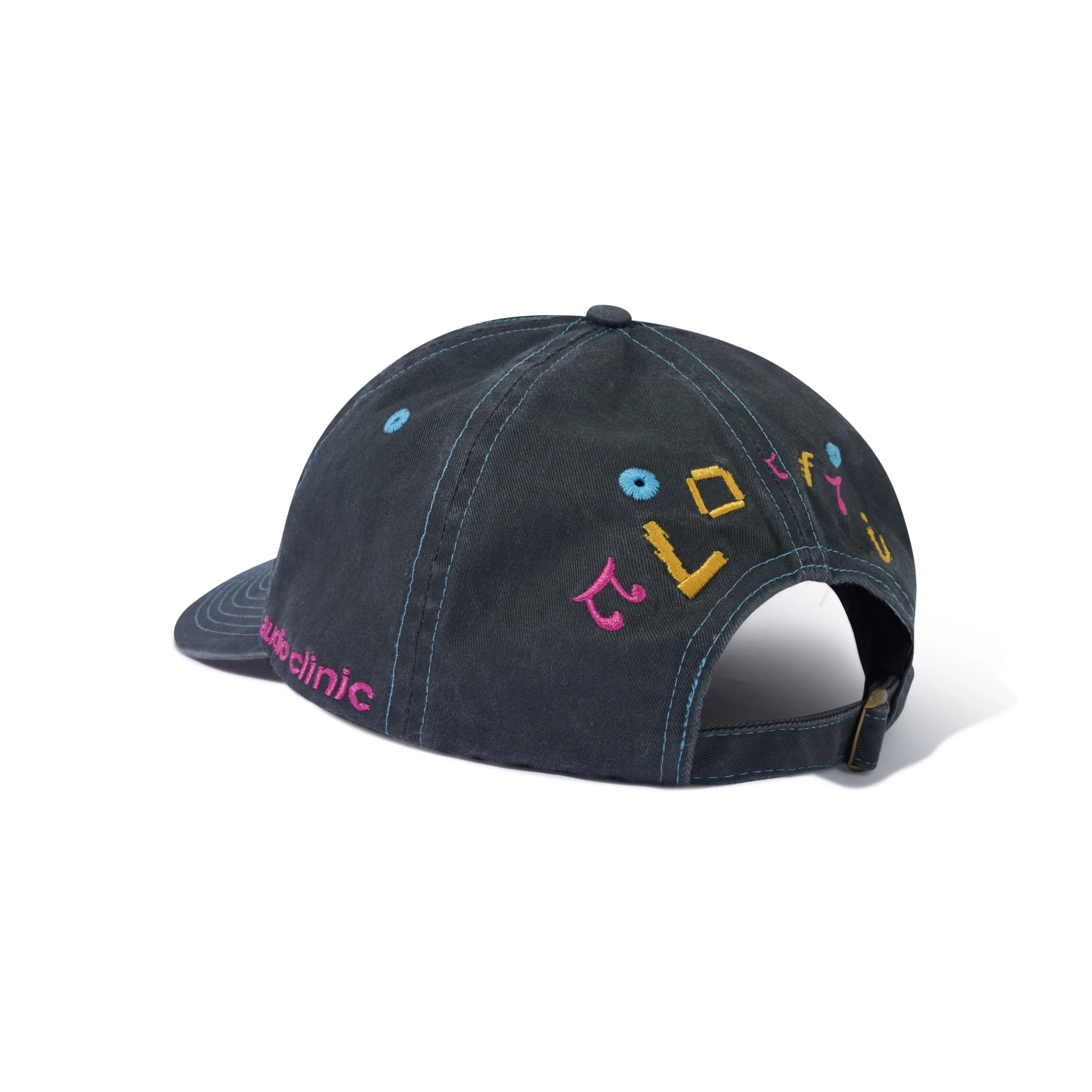 Skydiver 6 Panel Cap, Washed Black - Image 2