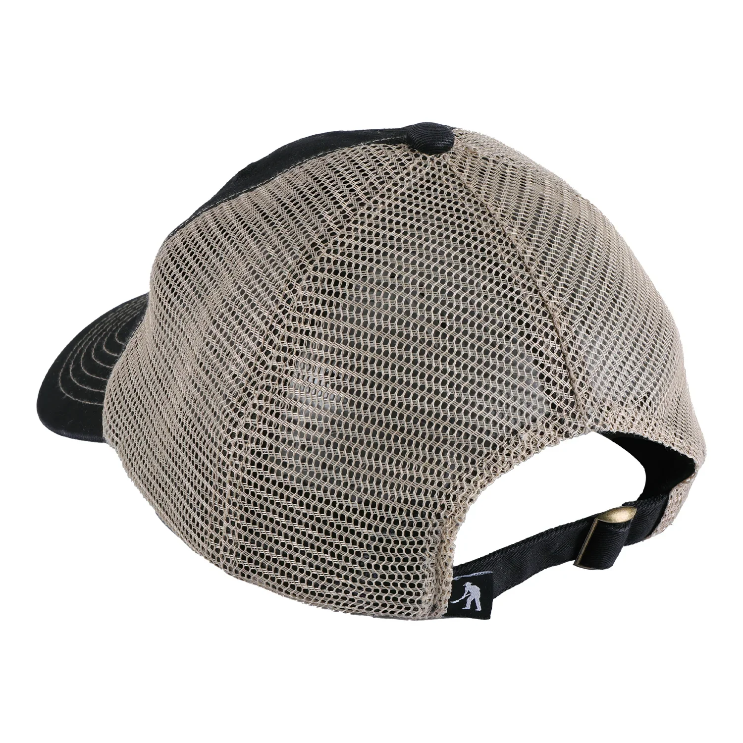 Slinkin" Leagues trucker Hat, Washed Black - Image 2